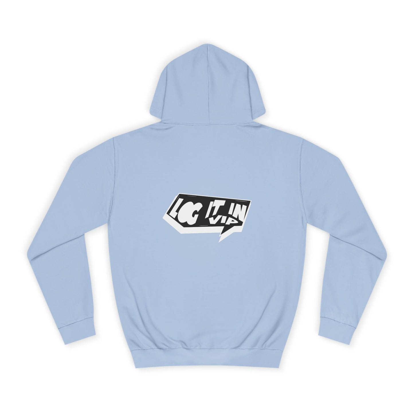 Unisex log it in Hoodie, Cozy Sweatshirt, Everyday Wear, Gift for Students, Youth Fashion, trendy Essentials