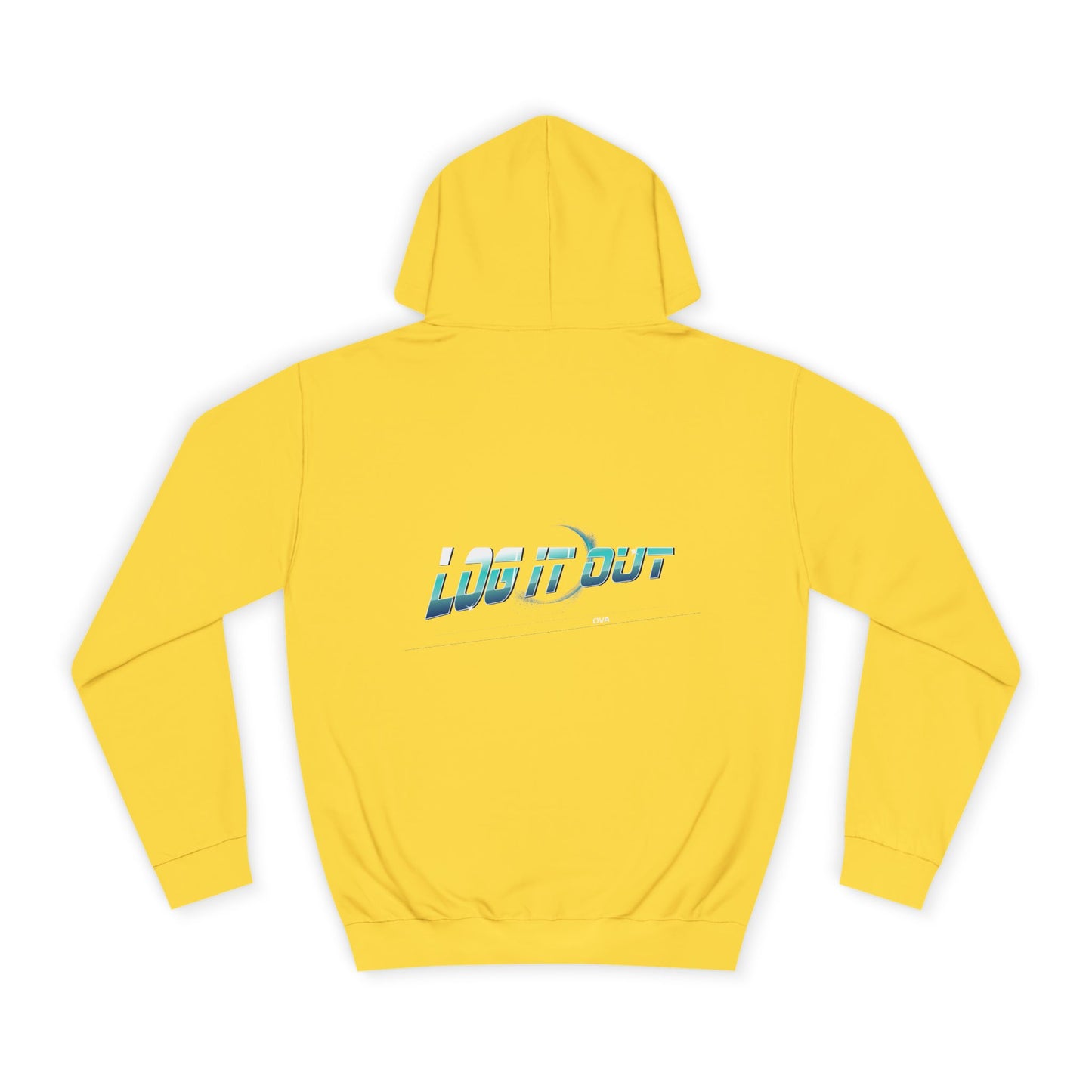 Unisex 'log it out' Hoodie with Retro Style, Ideal for Everyday Wear, Perfect for trendy wear,Gift for Friends