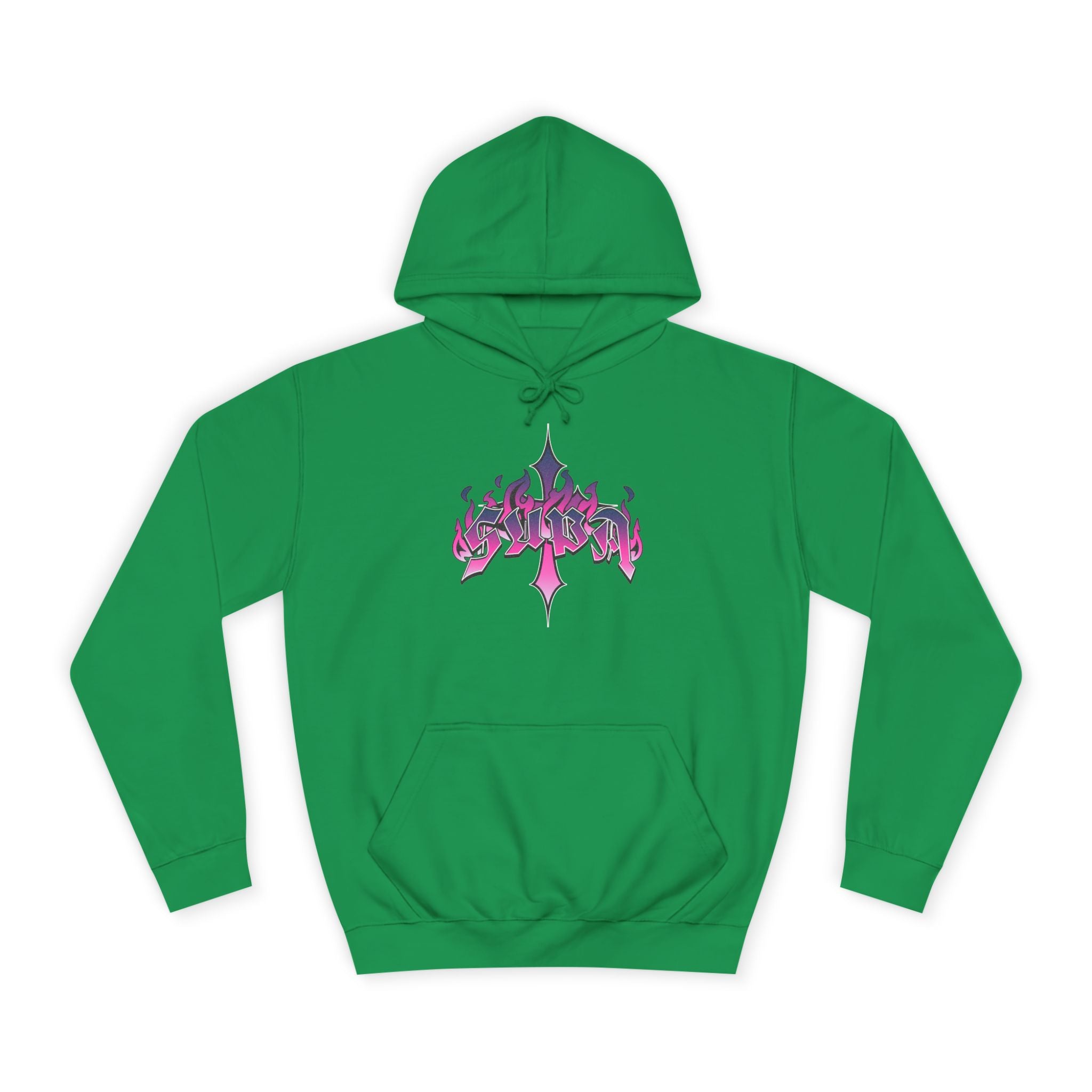 Trendy Unisex Supa Hoodie with Bold Graphic Design