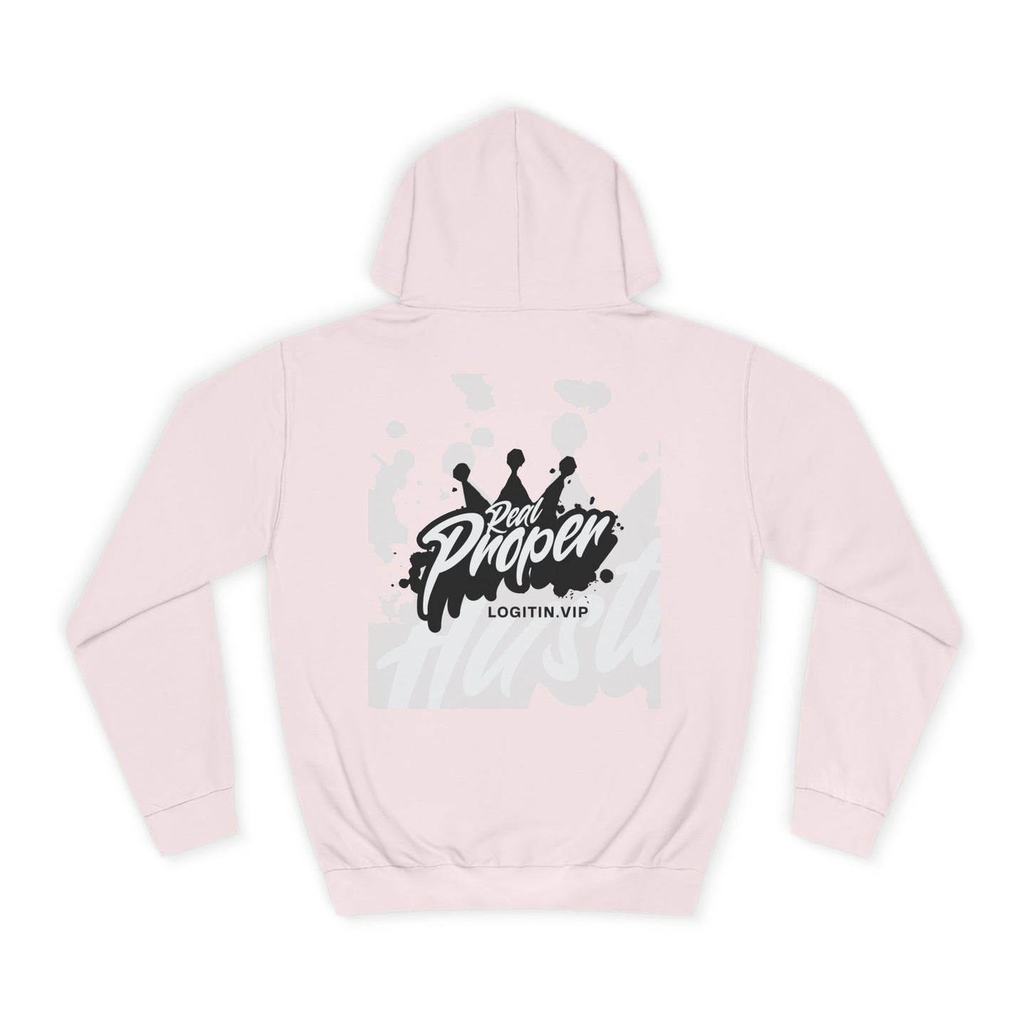 Unisex Hoodie with 'Real Proper' Design | Stylish Casual wear ,Events, Lounge, Gift Idea