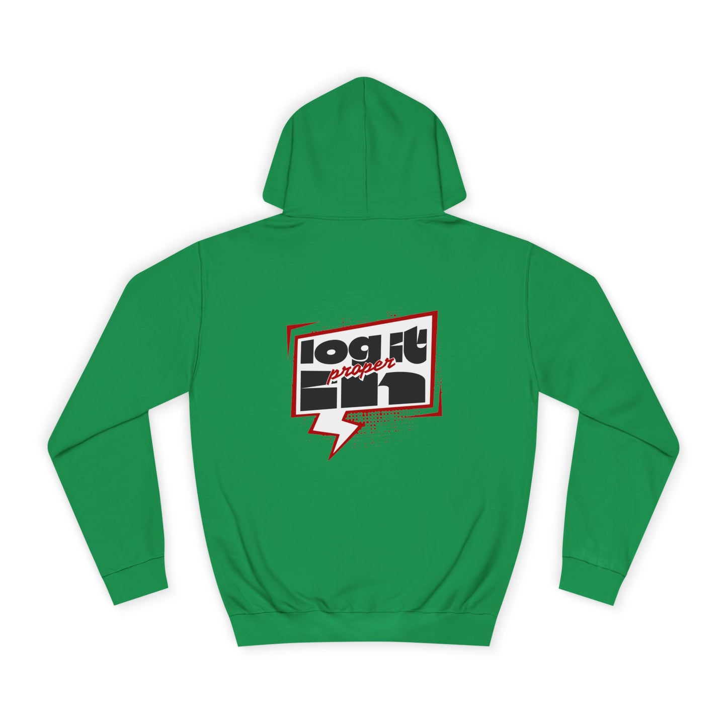 Unisex Log it in Hoodie - Casual Streetwear, College Apparel, Gift, Comfortable Hoodie, Unique Graphic Sweatshirt