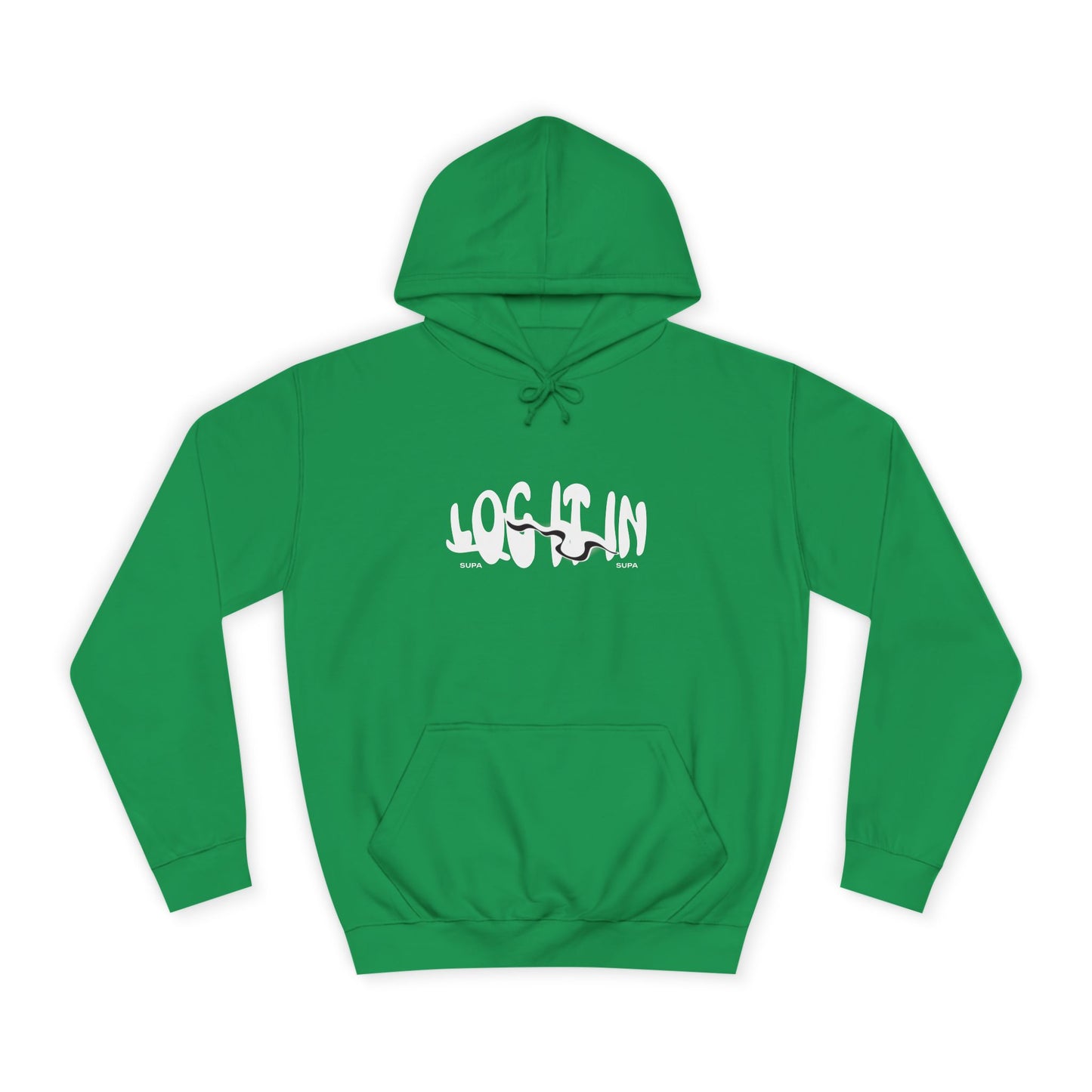 Minimalist Unisex Log it in Hoodie with Design