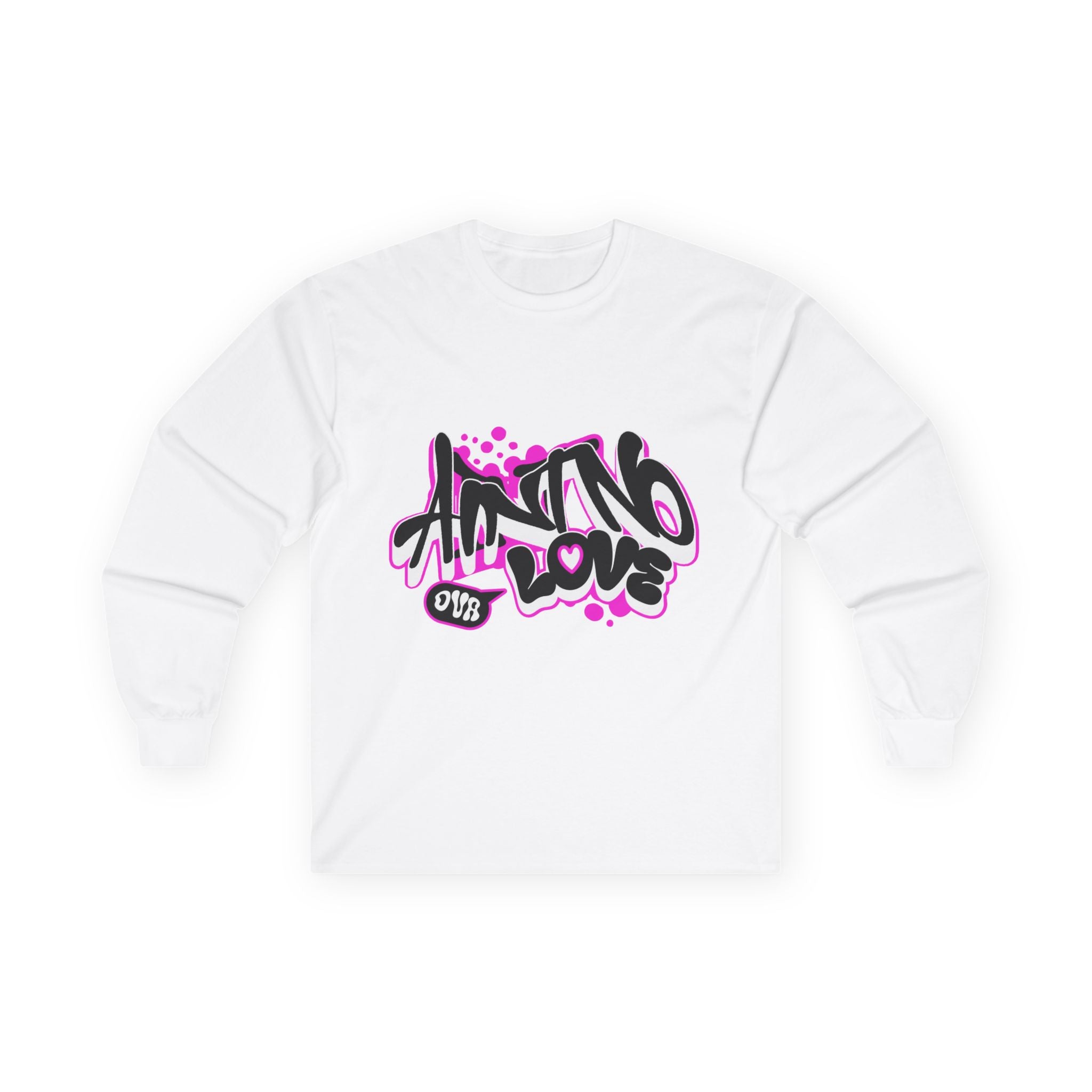 Graffiti "NO LOVE" Long Sleeve Tee — Streetwear Urban Art Shirt