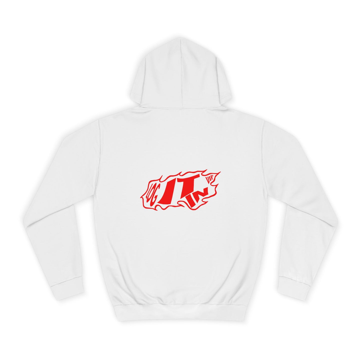 Trendy Unisex Log it in Hoodie for Comfortable Custom Style, Casual Wear,Gift, Trendy Life, Unique Graphic Sweatshirt