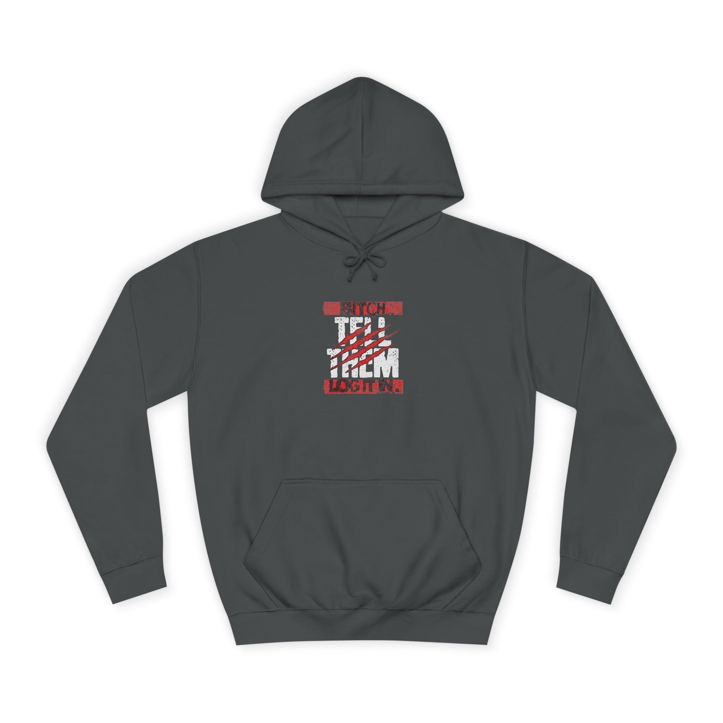 Unisex 'TELL THEM LOG IT IN' Hoodie with Graphic Design, Cozy Sweatshirt, Trendy Apparel,Gift, Casual Wear, Perfect for Trendy Life