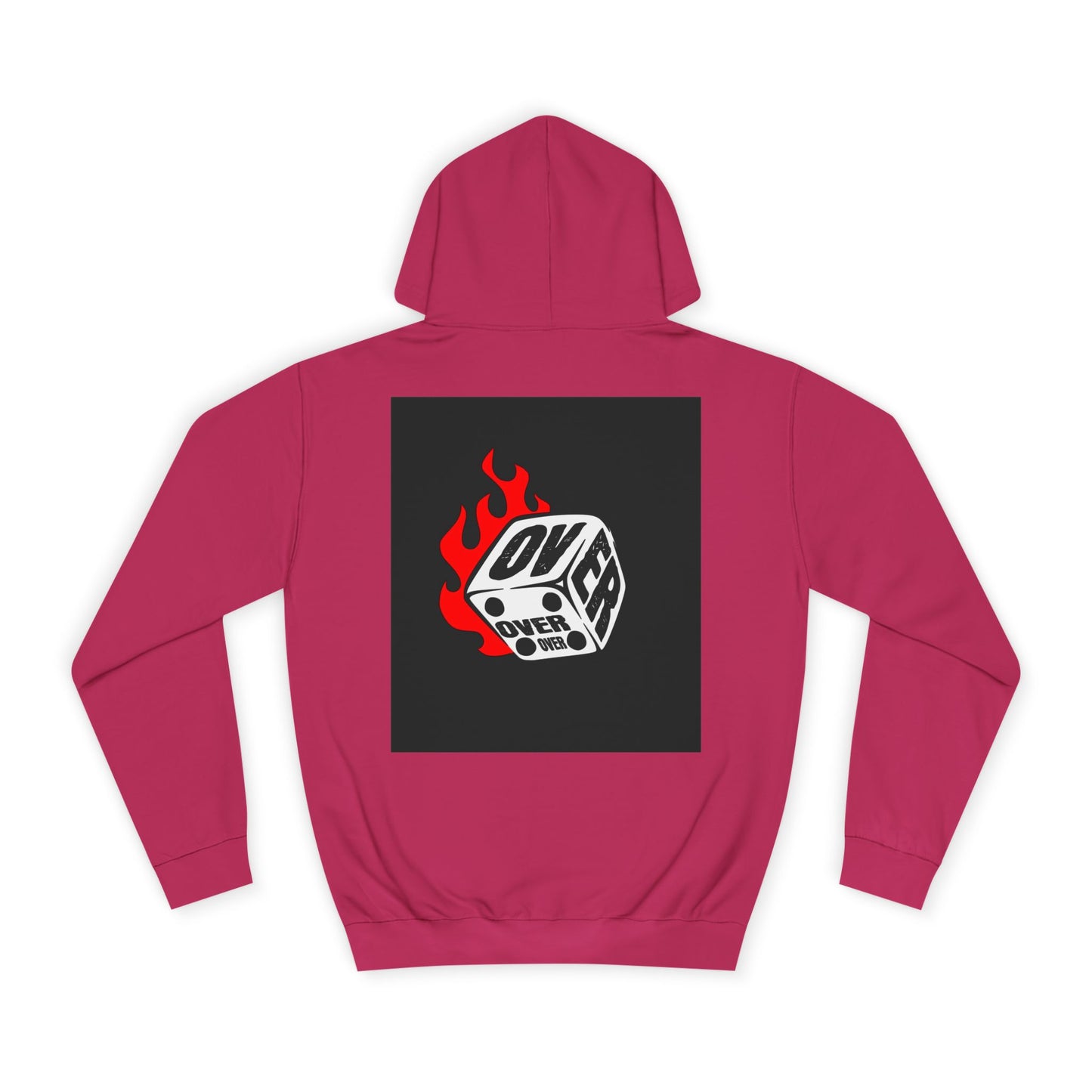 OVER Graphic Hoodie, Oversized Sweatshirt, Trendy Unisex Hoodie, Gift, Casual Layering Top