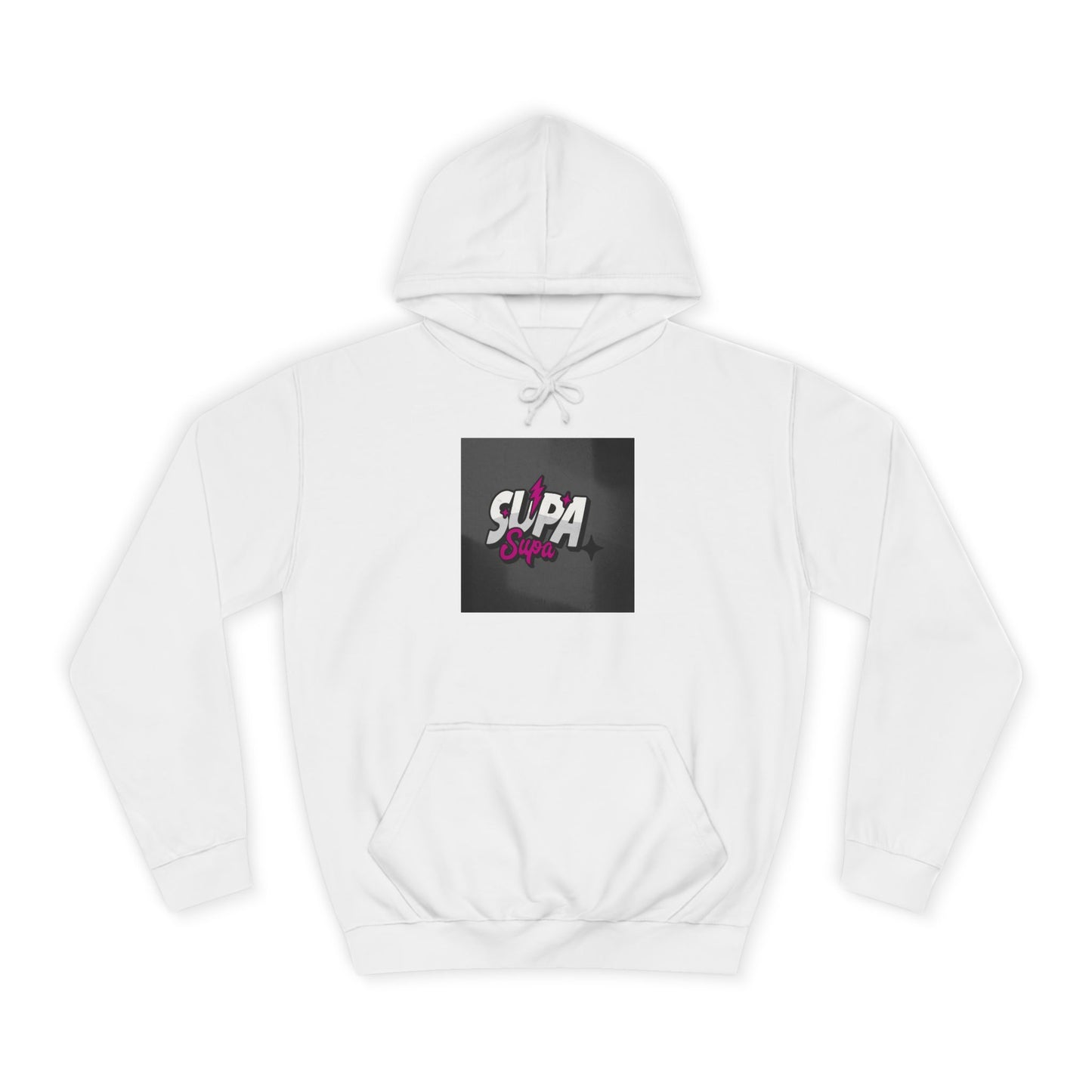 Trendy Unisex Hoodie with Fun 'Supa' Design, Cozy Streetwear, Perfect for Students, Gifts,