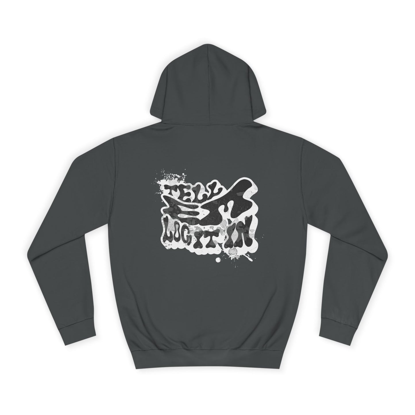 Trendy Unisex Tell em log it in Hoodie: Stylish Streetwear, Casual Wear, great Gift , Cozy Layering, Unique trendy Style