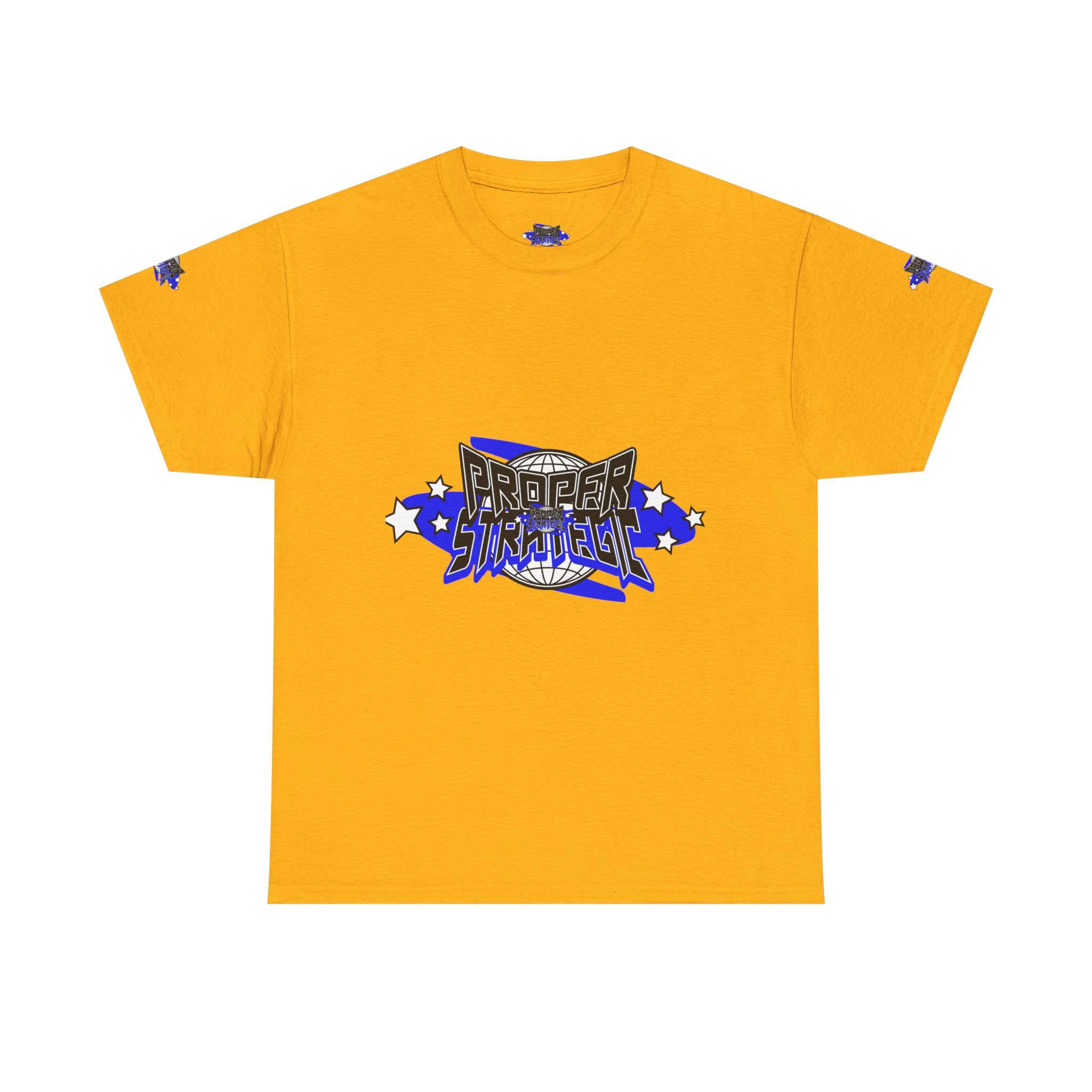 Proper 'Strategic' Graphic Tee — Retro Blue Streetwear T‑Shirt