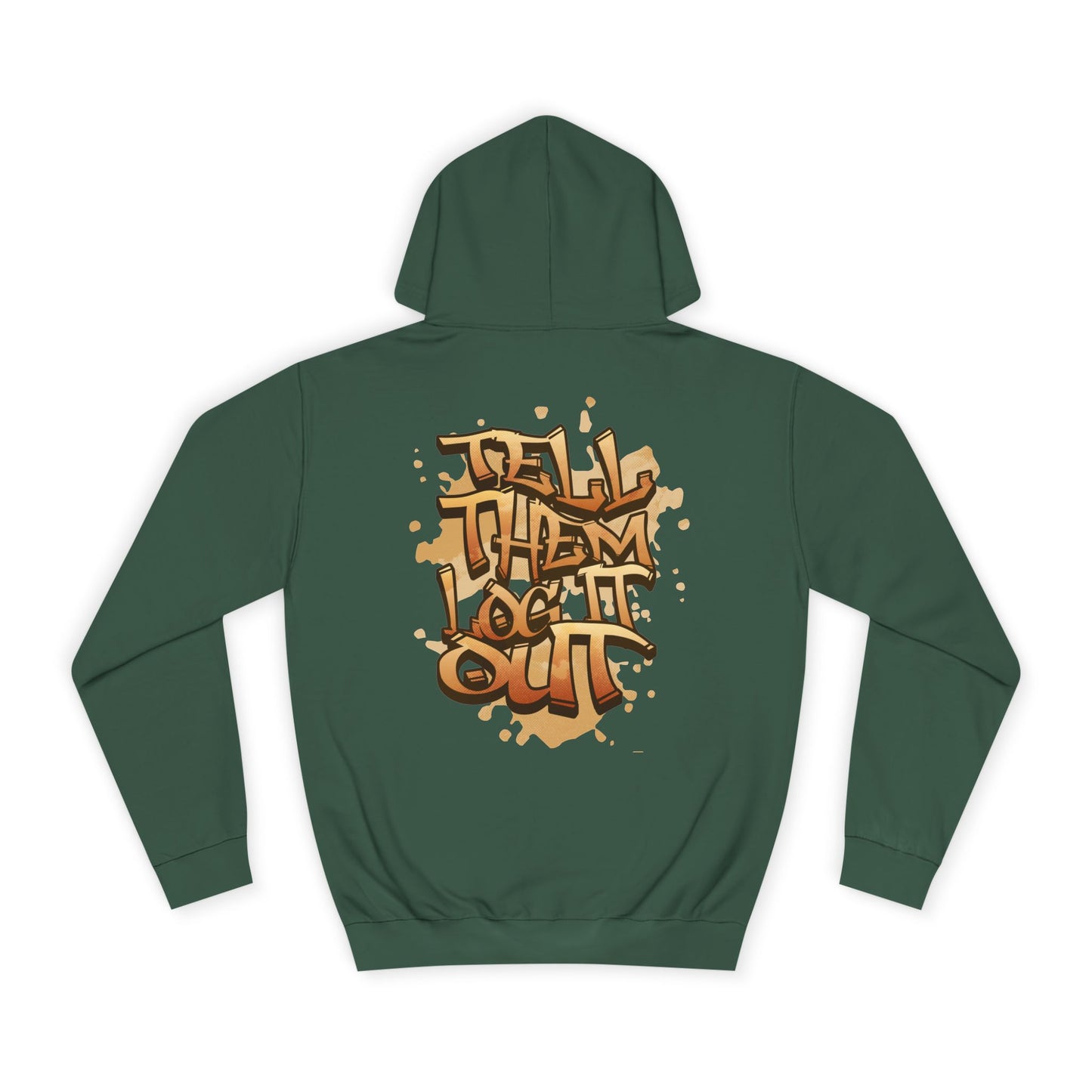 Unisex Hoodie with Graffiti Art, Streetwear Style, Casual Outfit, Gift, Trendy Hoodie for Everyday Life