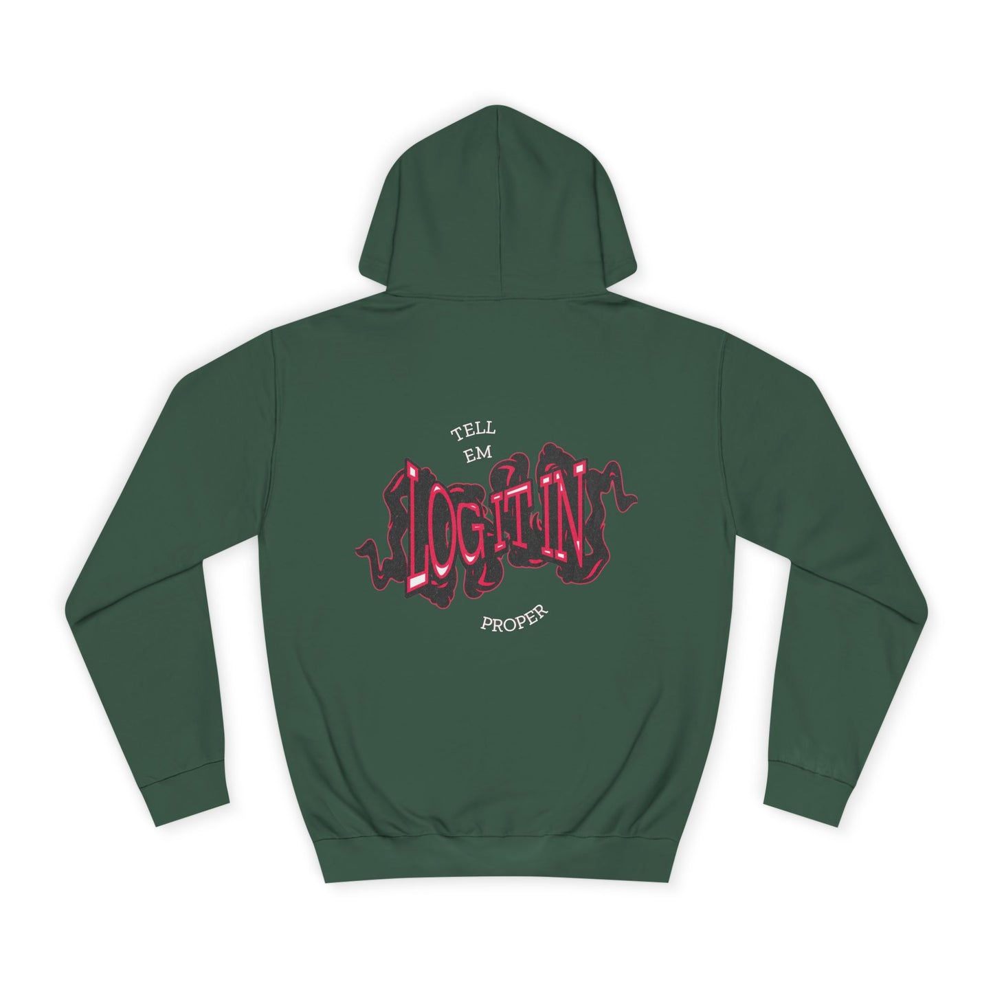 'Log it in'Hoodie for Unisex, Casual Wear, Trendy Apparel, Perfect for Everyday wear, Comfortable Fit