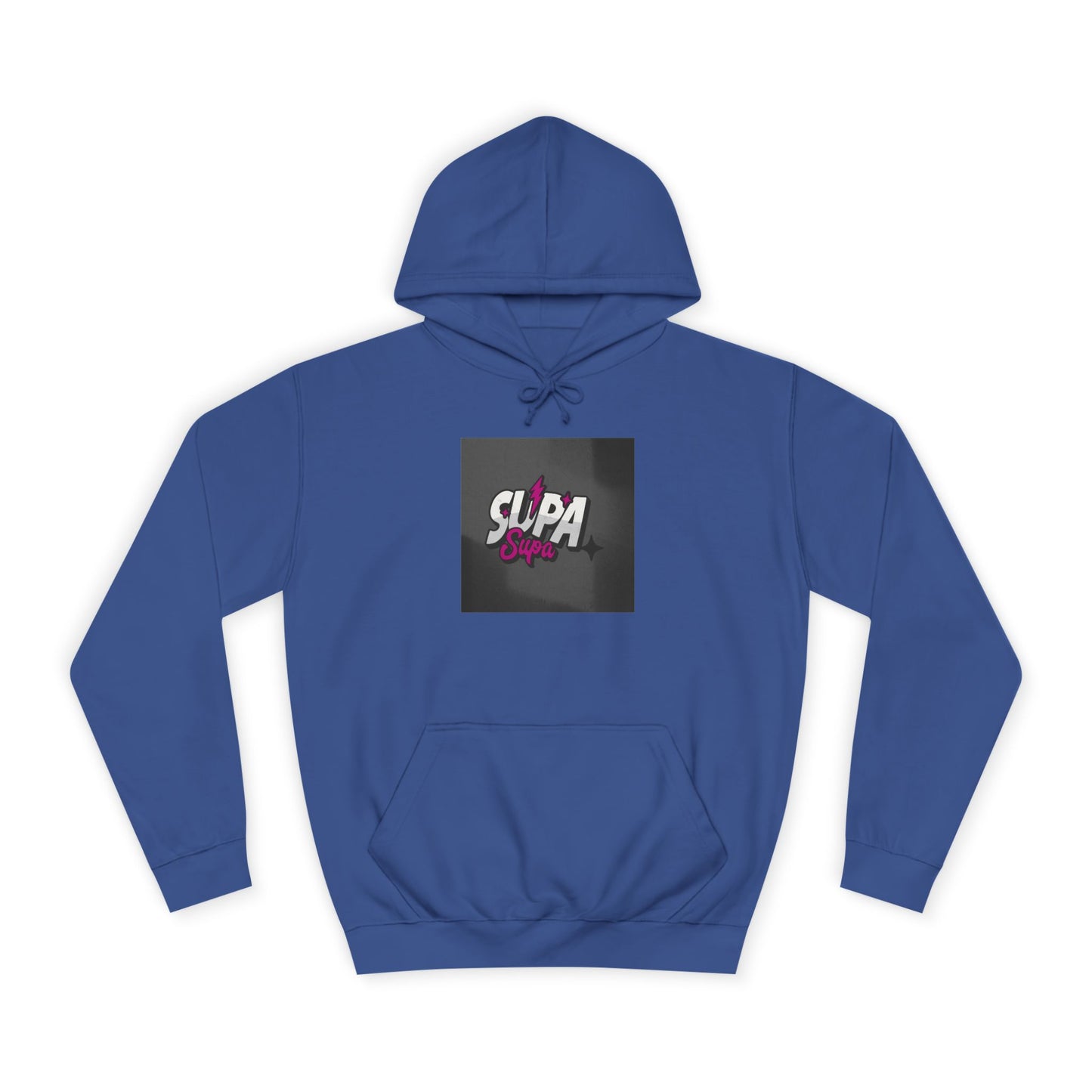 Trendy Unisex Hoodie with Fun 'Supa' Design, Cozy Streetwear, Perfect for Students, Gifts,