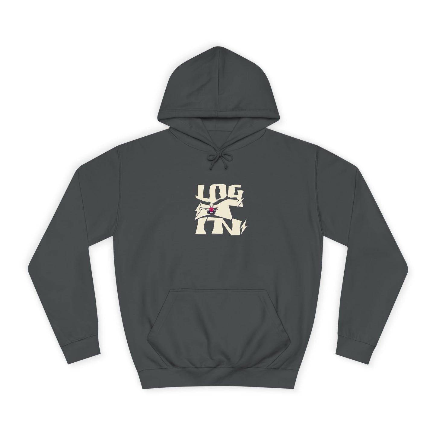 Cozy Unisex Log it in Hoodie - Floral Design, Ideal Gift, Casual Wear, Spring Wardrobe Essentials