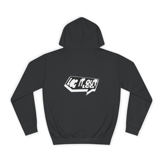Chill Vibes Unisex Log it out Hoodie - Perfect for Campus Wear, Gifts, Casual Outfits, Fall/Winter Style, Cozy Fashion