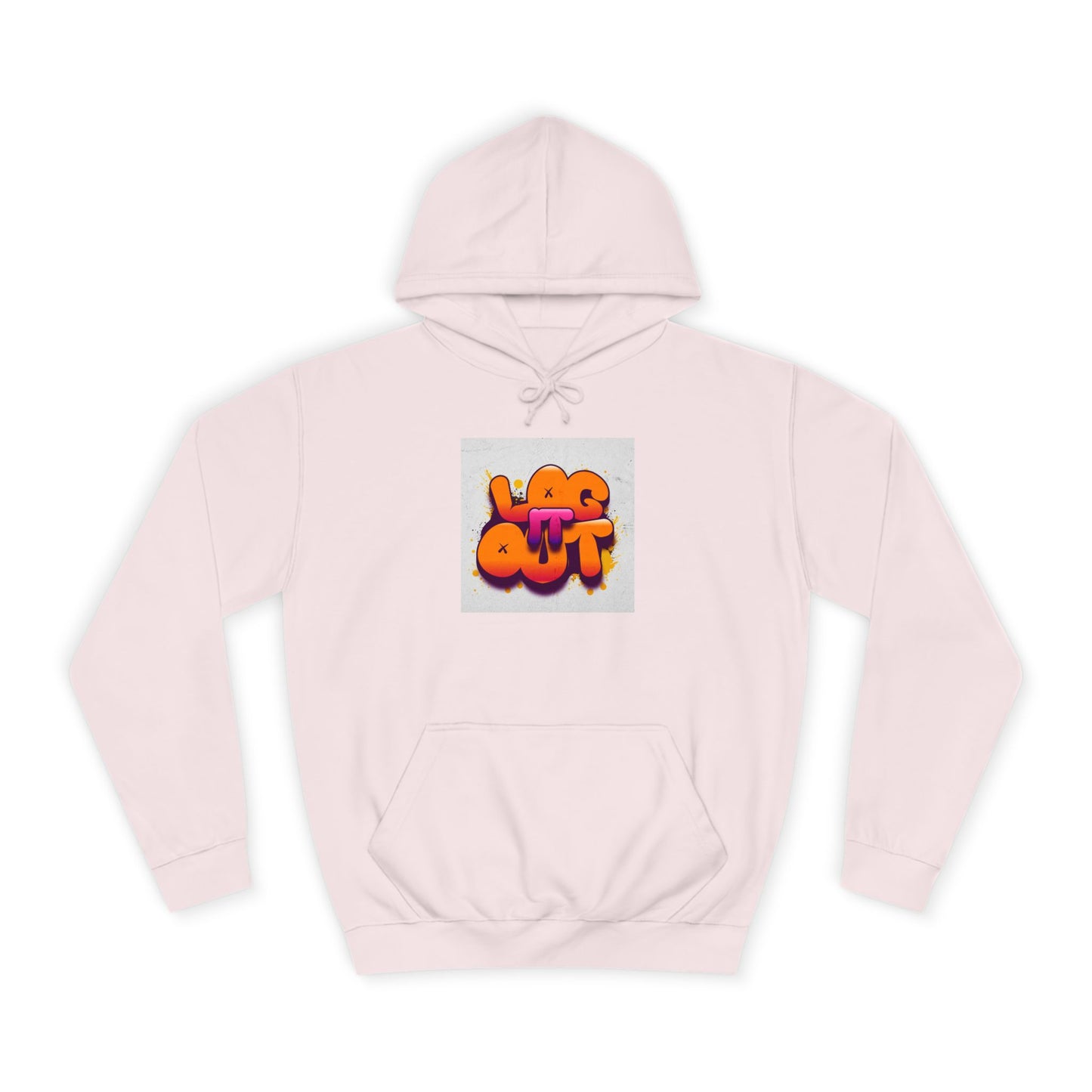 Vibrant Unisex Log it out Hoodie - Trendy, Comfortable Streetwear, Ideal for Life, Casual Outings, Gifts, and more!