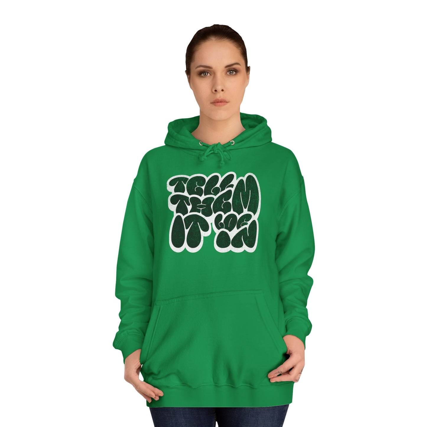 Unisex log it in Hoodie, Trendy Apparel, Casual Streetwear, Perfect for Gifts, Everyday Comfort Wear