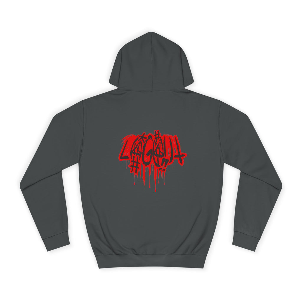 Bold Graffiti log out Hoodie, Unisex Streetwear, Comfortable Casual Wear,