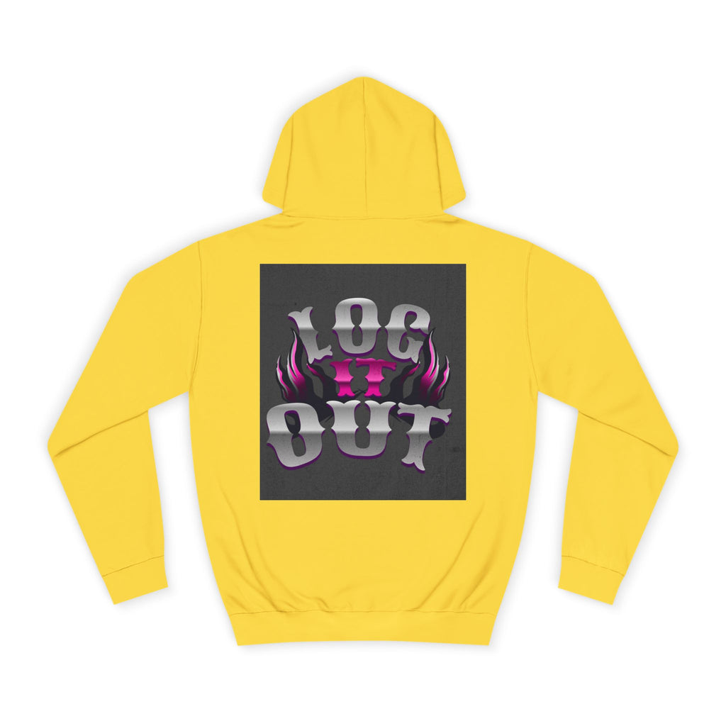 Cool Unisex Log it out Hoodie, Perfect for Any one, Trendy Custom Apparel, Casual Wear, Gift, Streetwear Style