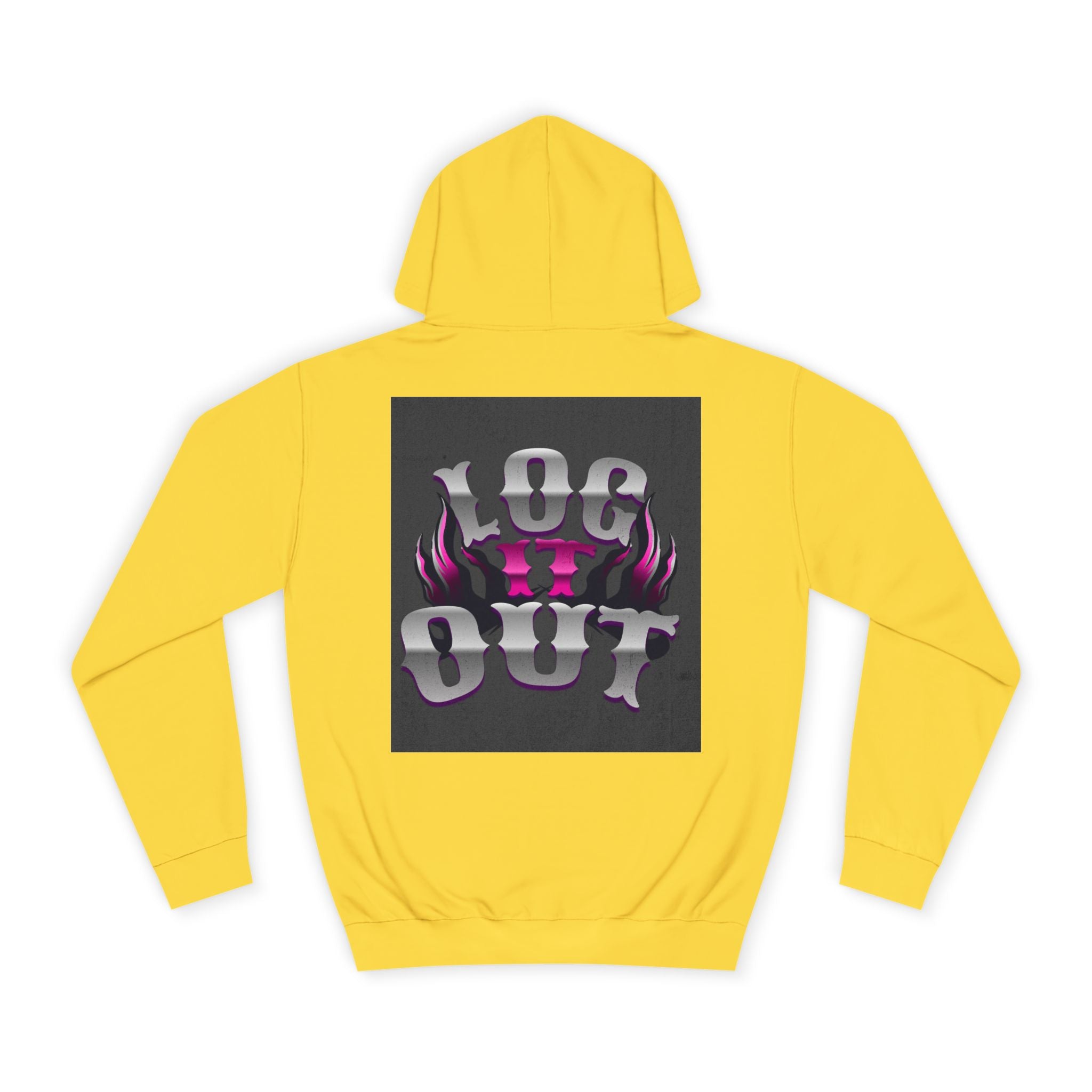 Cool Unisex Log it out Hoodie, Perfect for Any one, Trendy Custom Apparel, Casual Wear, Gift, Streetwear Style
