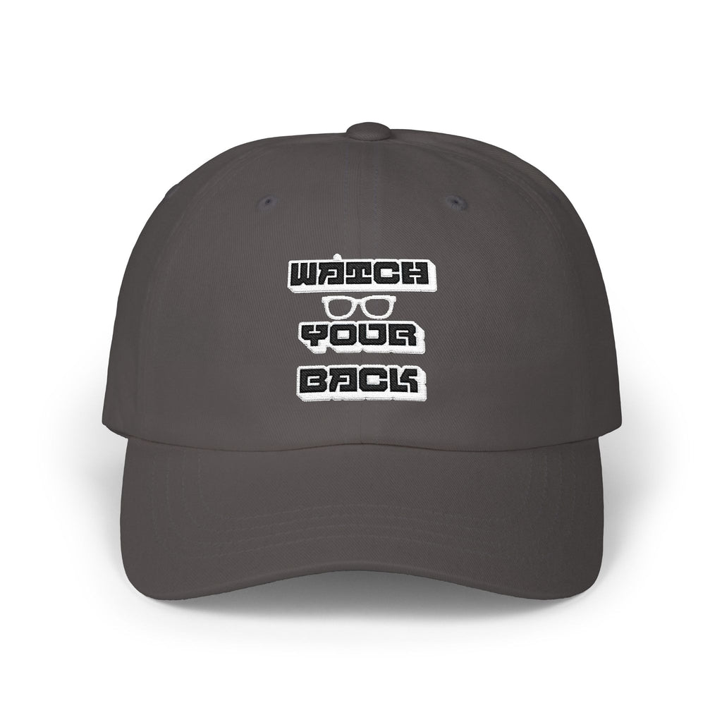 "Watch Your Back" Embroidered Retro Streetwear Hat