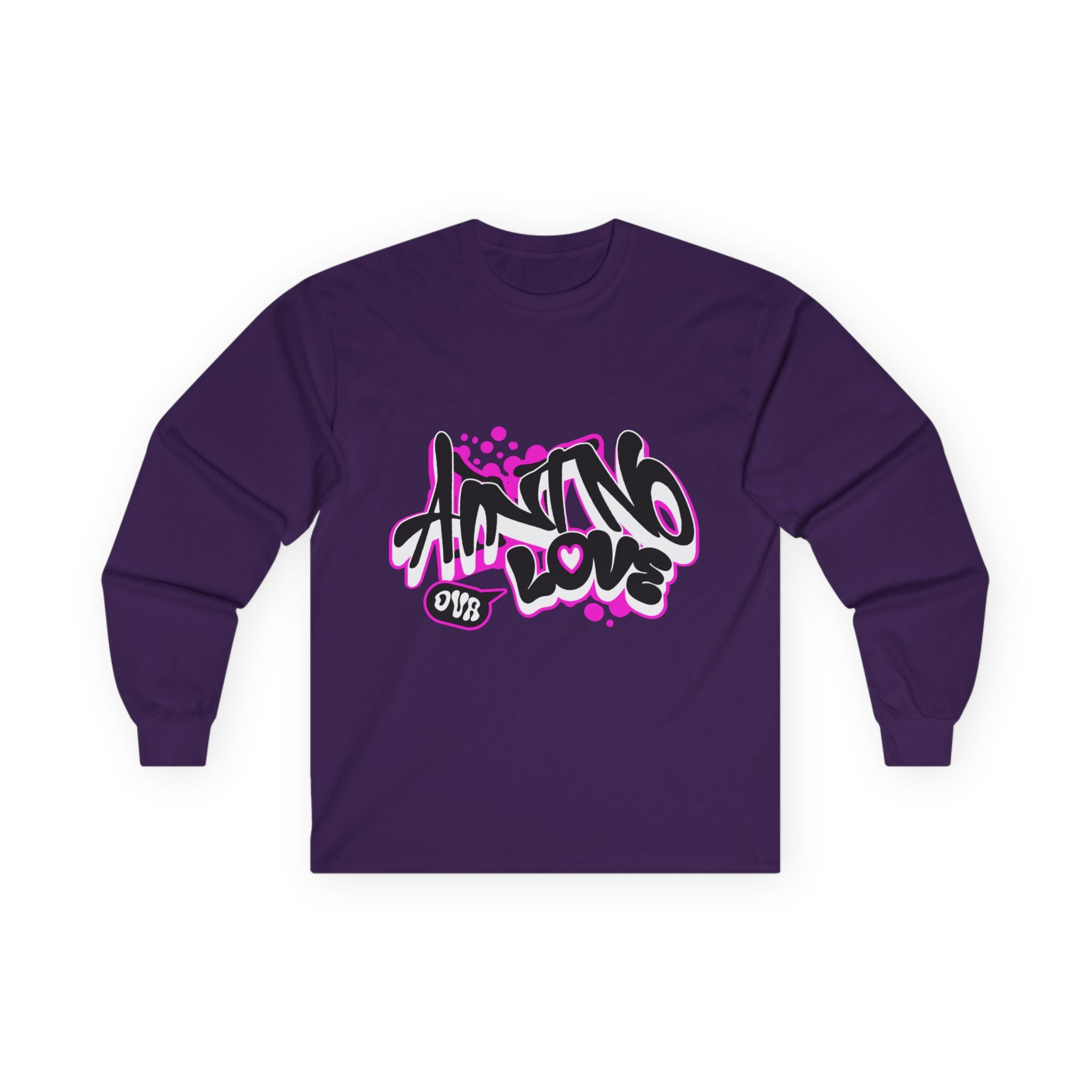 Graffiti "NO LOVE" Long Sleeve Tee — Streetwear Urban Art Shirt