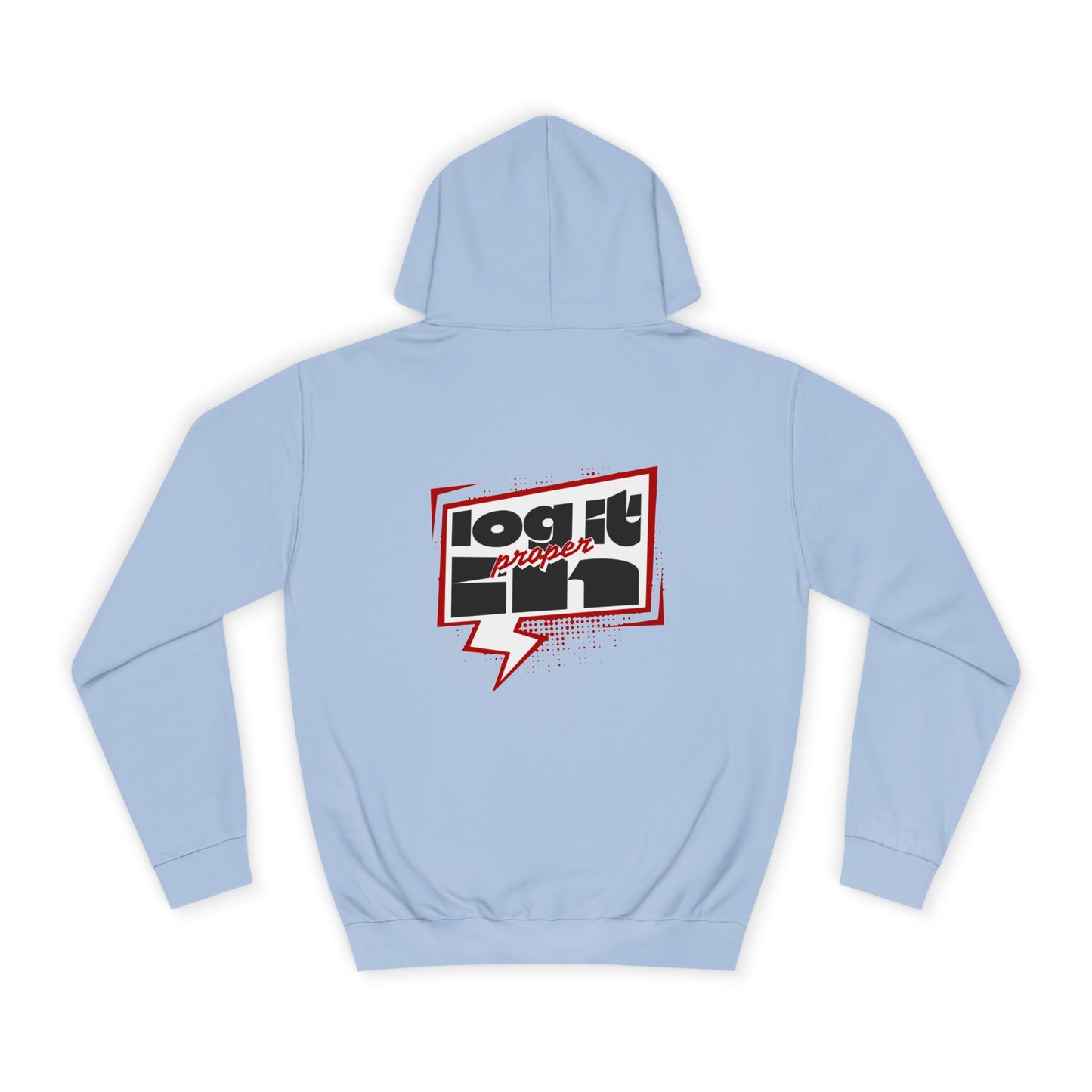 Unisex Log it in Hoodie - Casual Streetwear, College Apparel, Gift, Comfortable Hoodie, Unique Graphic Sweatshirt