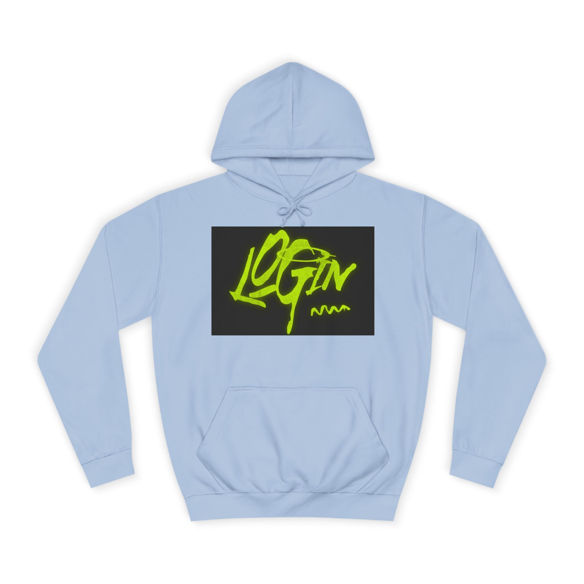 Trendy Unisex Hoodie - 'LOGIN' Graphic Design