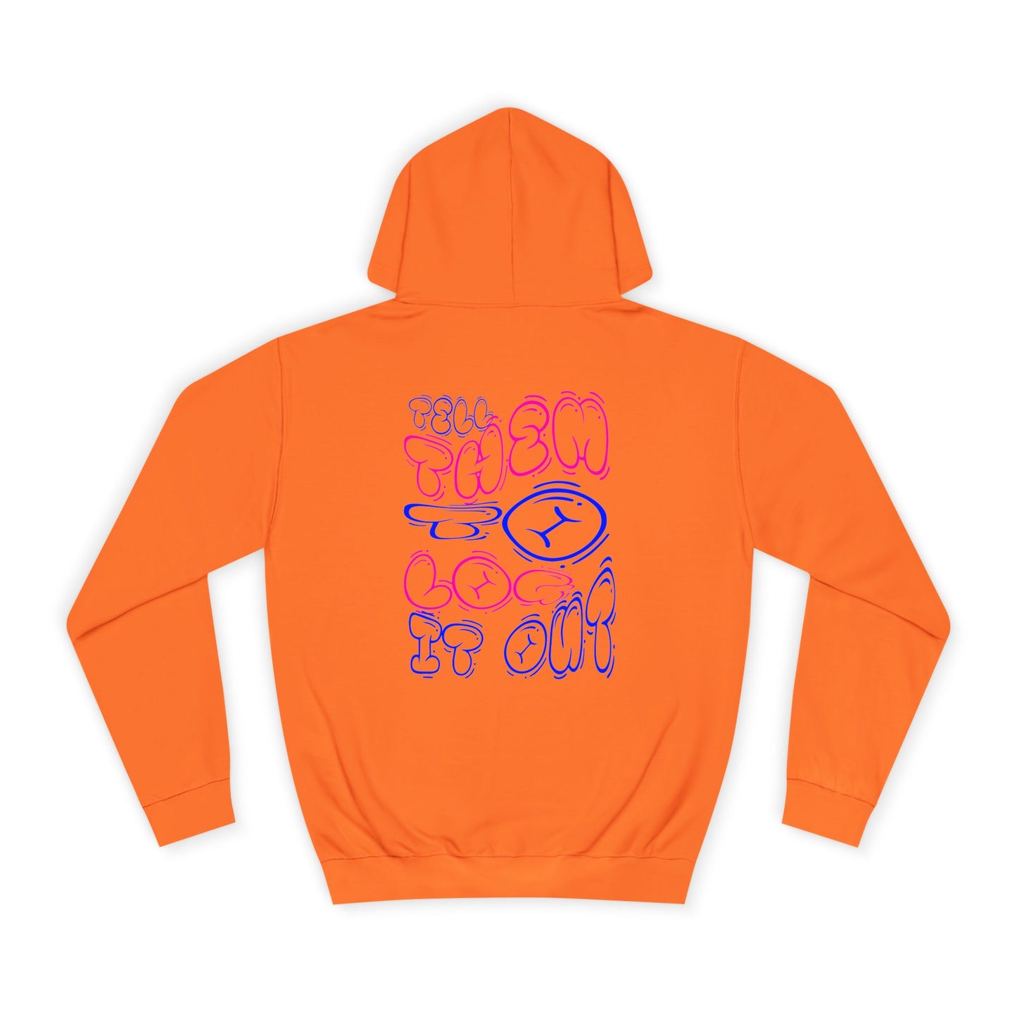 Unisex Log it Out Hoodie with Motivational Design | Cozy Wear, Fun Apparel,Casual
