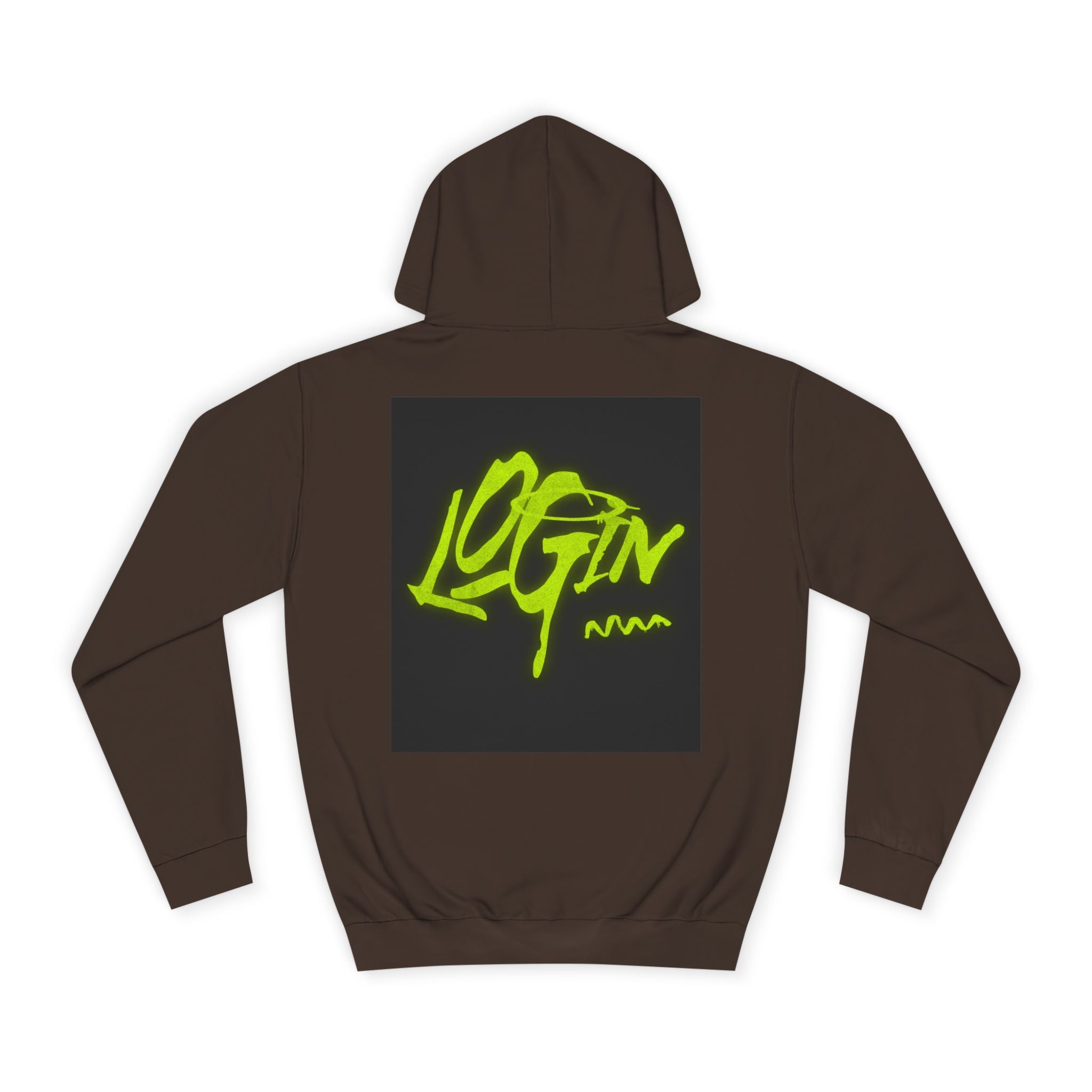 Trendy Unisex Hoodie - 'LOGIN' Graphic Design
