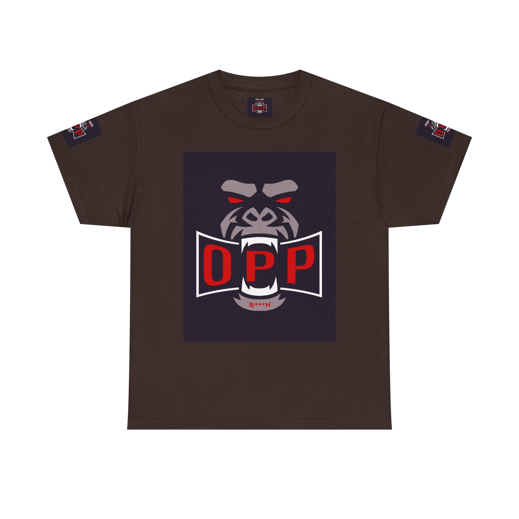 Gorilla OPP Graphic Tee — Bold Red & Black Urban Streetwear Shirt