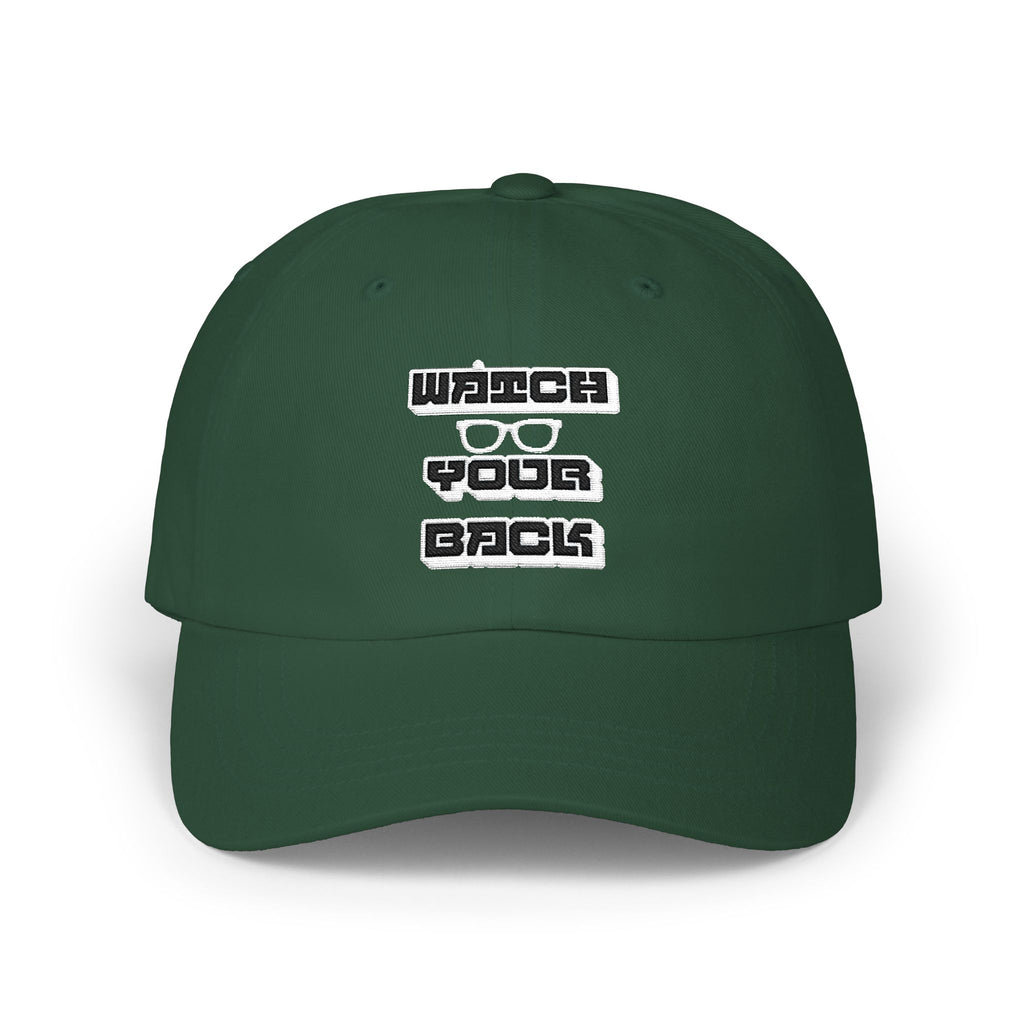 "Watch Your Back" Embroidered Retro Streetwear Hat