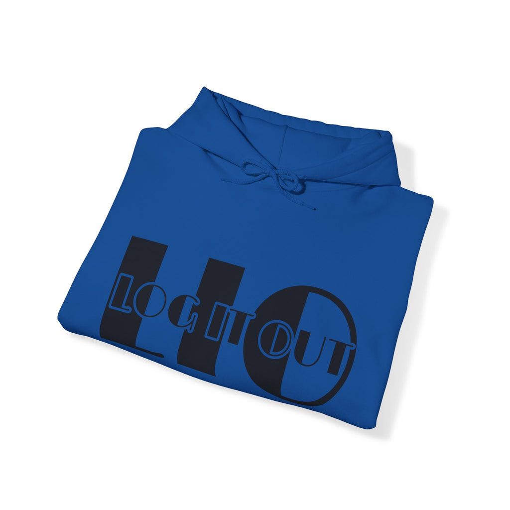 Log it out Unisex Heavy Blend™ Hooded Sweatshirt
