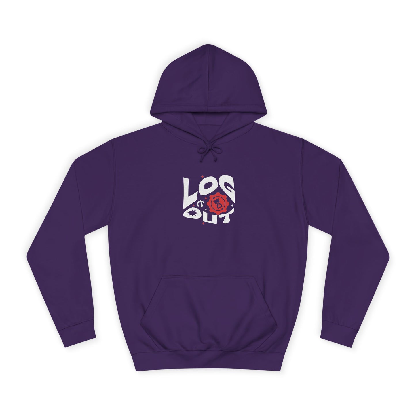 Stylish Unisex Log it out Hoodie with Unique Graphic Design, Perfect for Life, Gift, Comfortable Casual Wear