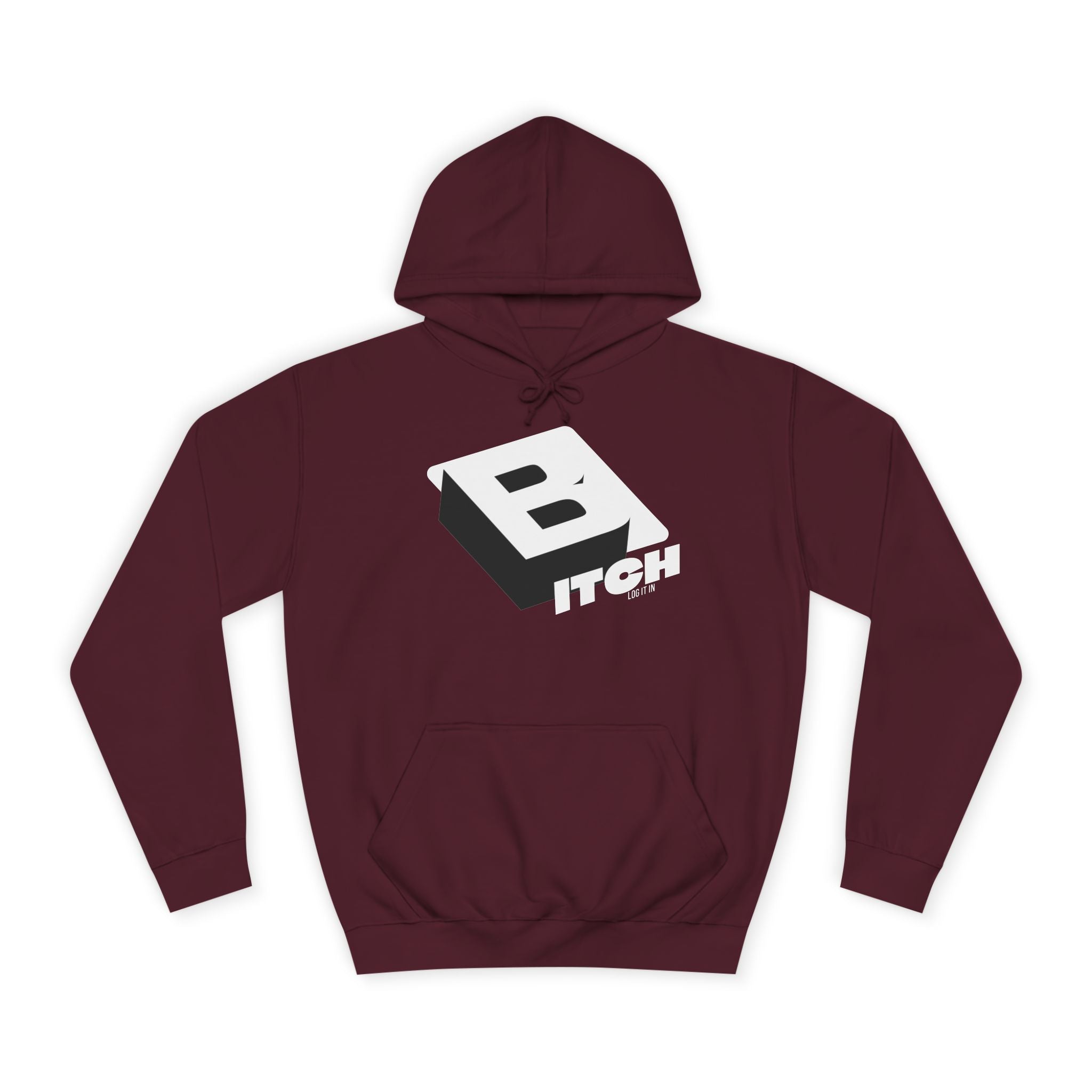 Unisex Hoodie with Bold Logo Design