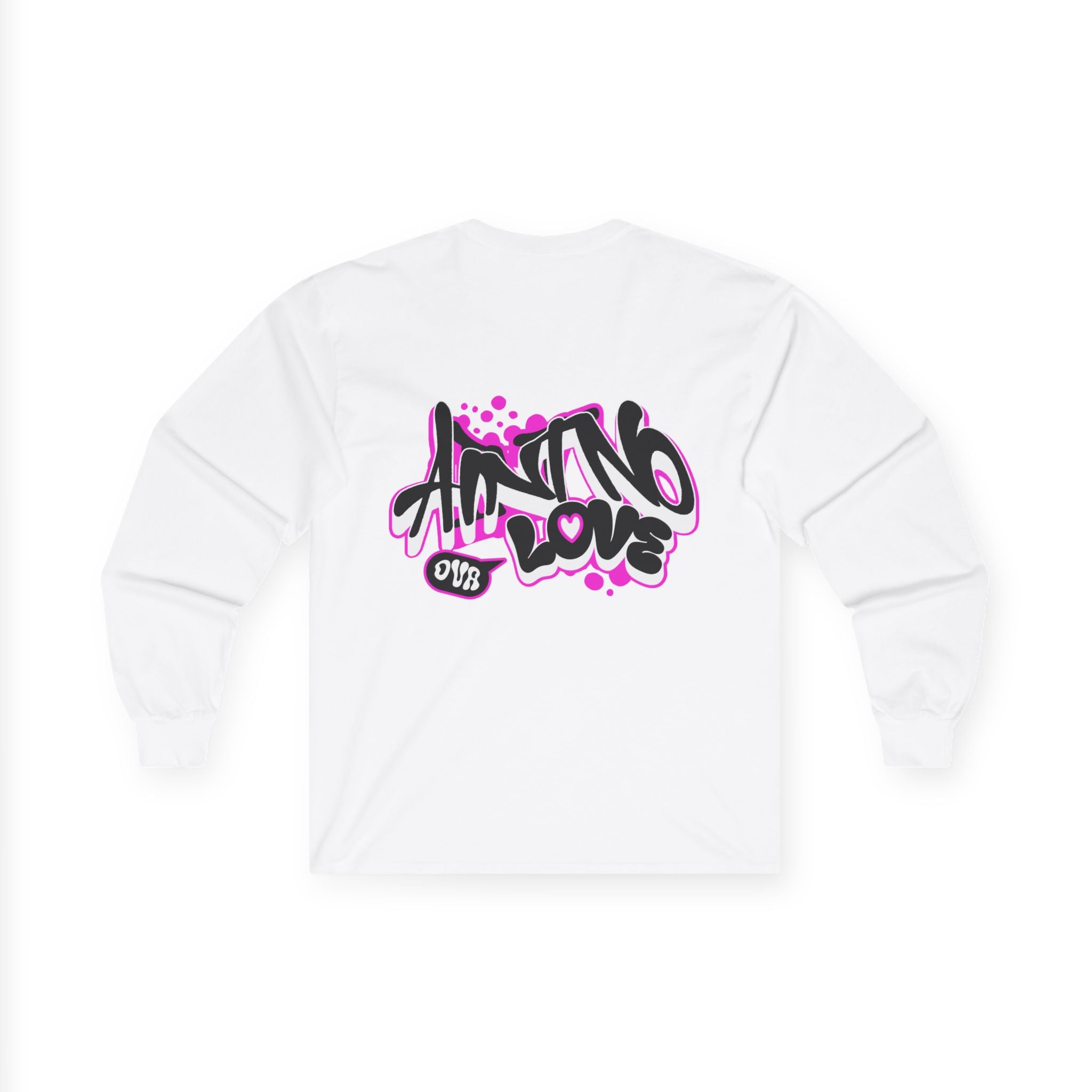 Graffiti "NO LOVE" Long Sleeve Tee — Streetwear Urban Art Shirt