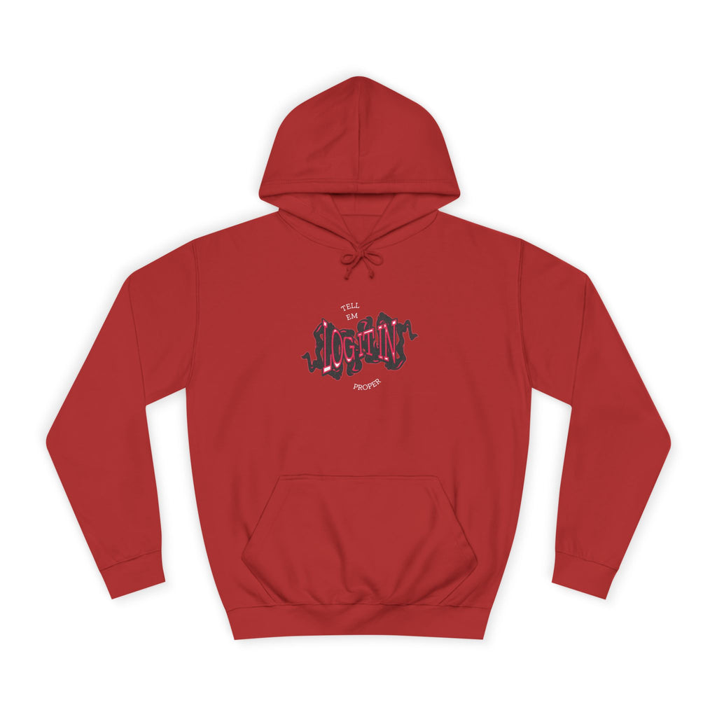 'Log it in'Hoodie for Unisex, Casual Wear, Trendy Apparel, Perfect for Everyday wear, Comfortable Fit
