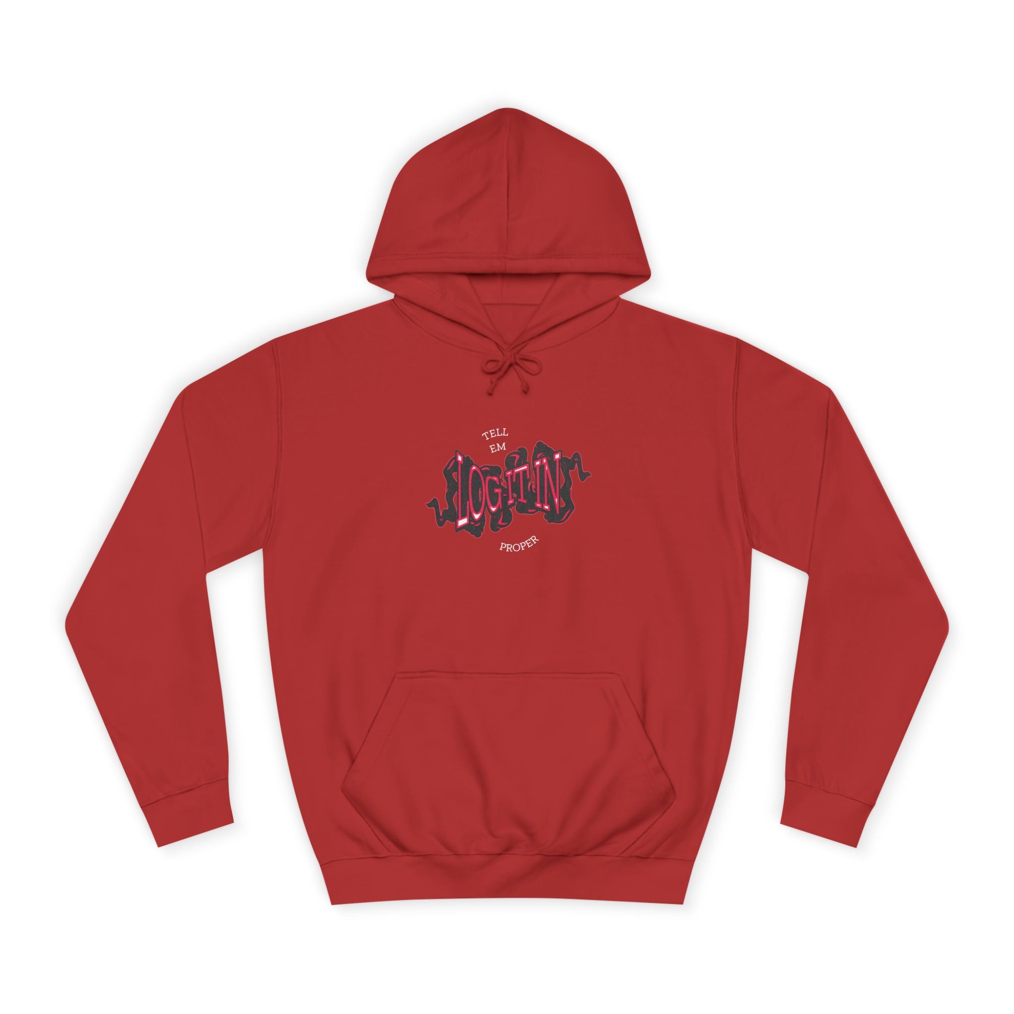 'Log it in'Hoodie for Unisex, Casual Wear, Trendy Apparel, Perfect for Everyday wear, Comfortable Fit