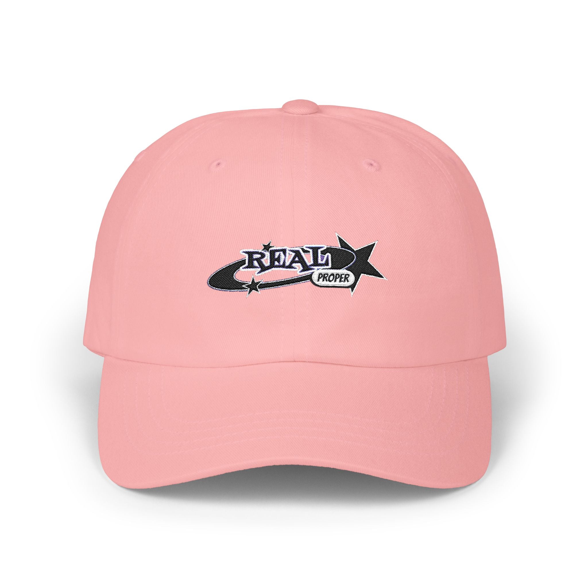 Cap — "REAL PROPER" Star Embroidered Casual Hat