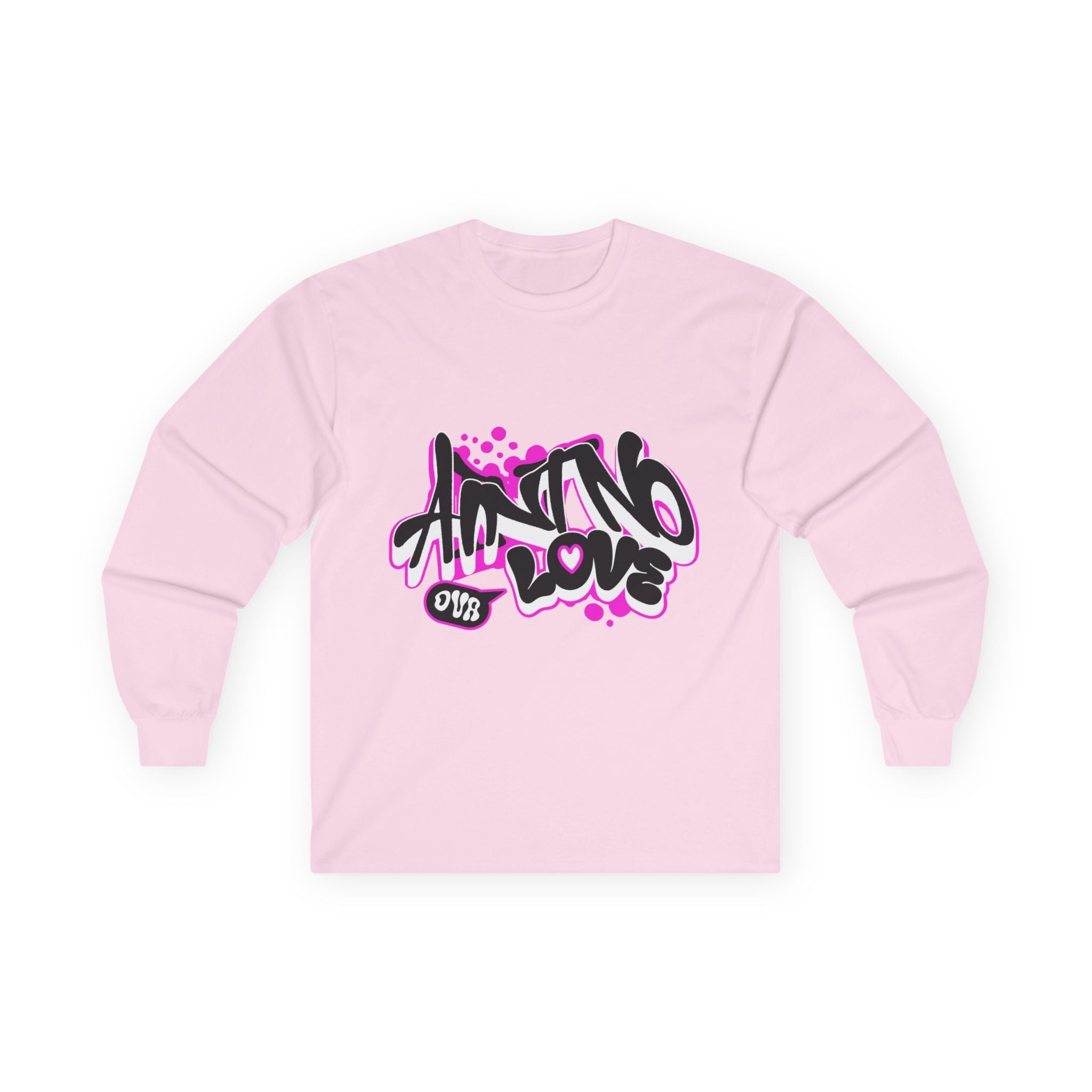 Graffiti "NO LOVE" Long Sleeve Tee — Streetwear Urban Art Shirt