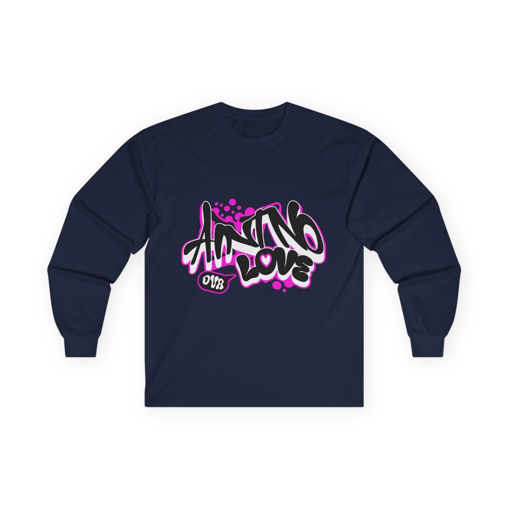 Graffiti "NO LOVE" Long Sleeve Tee — Streetwear Urban Art Shirt
