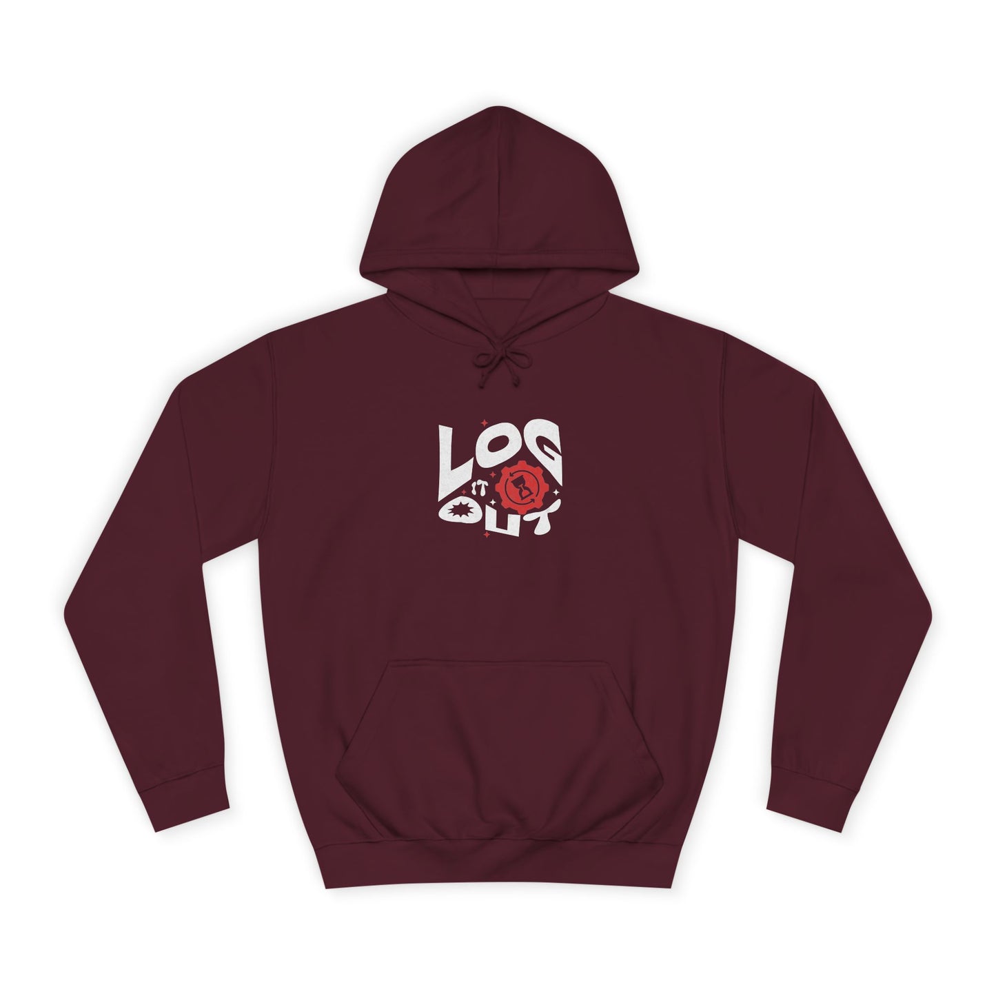 Stylish Unisex Log it out Hoodie with Unique Graphic Design, Perfect for Life, Gift, Comfortable Casual Wear