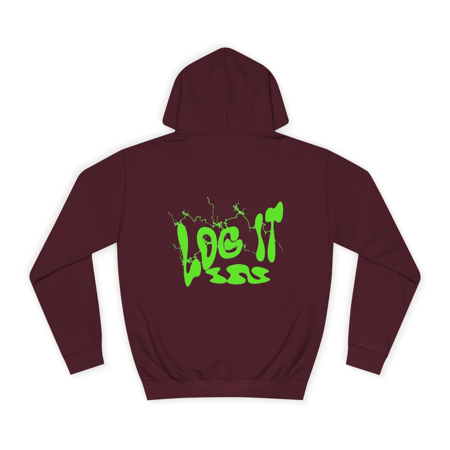 Unisex Hoodie with 'Log It in' Design, Cozy Casual Sweater for Trendy wear, Gift for Comfortable Everyday Wear
