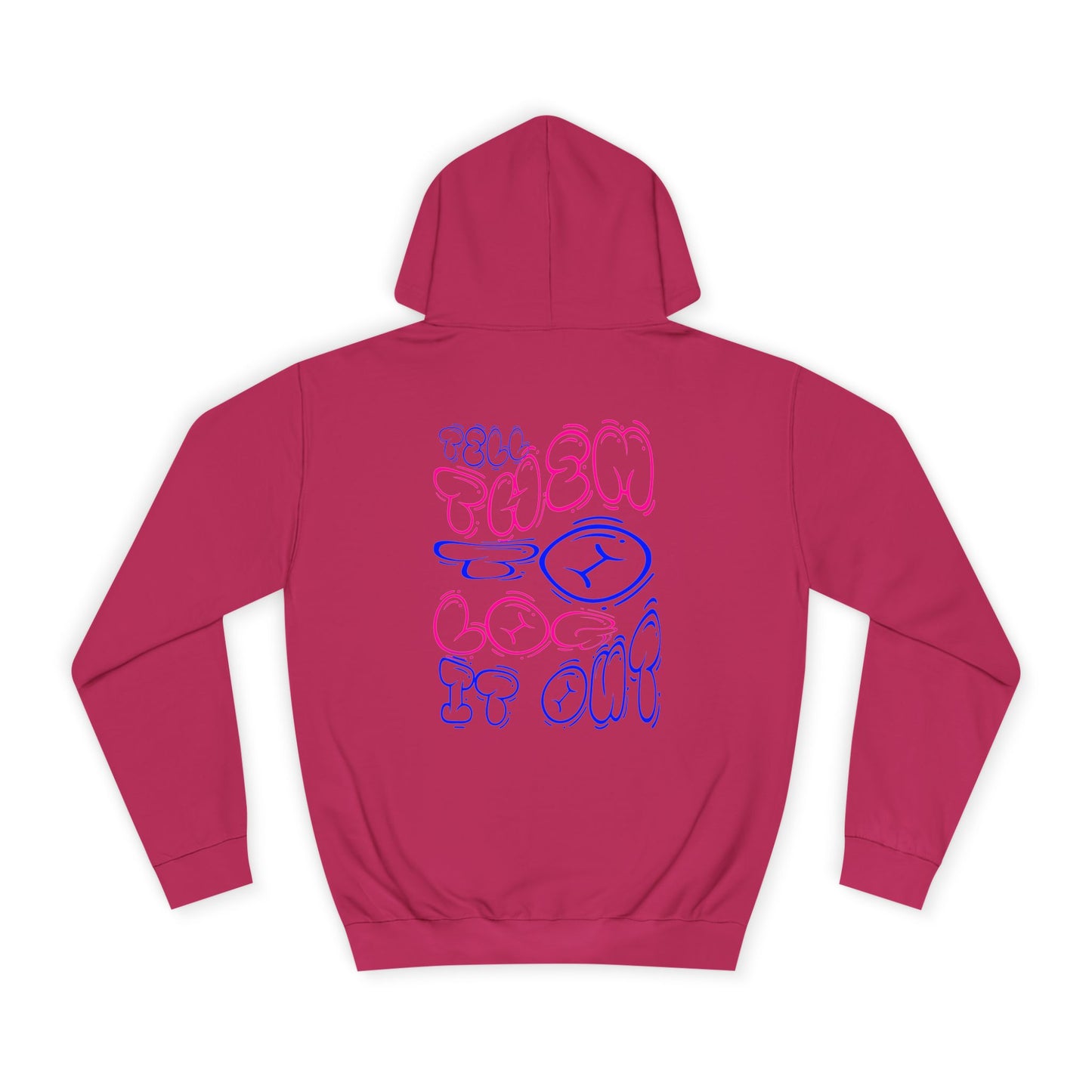 Unisex Log it Out Hoodie with Motivational Design | Cozy Wear, Fun Apparel,Casual