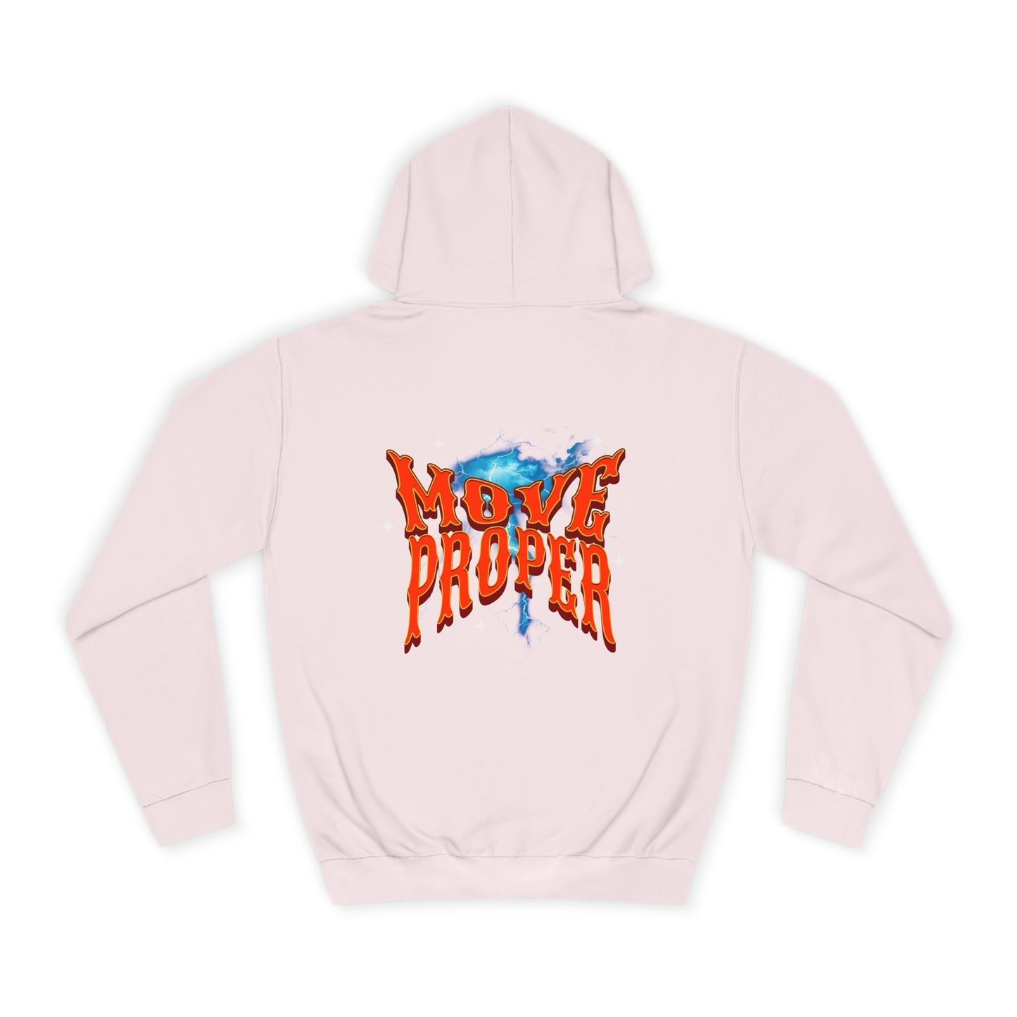 Unisex Hoodie - Move Proper Graphic, Trendy Casual Wear