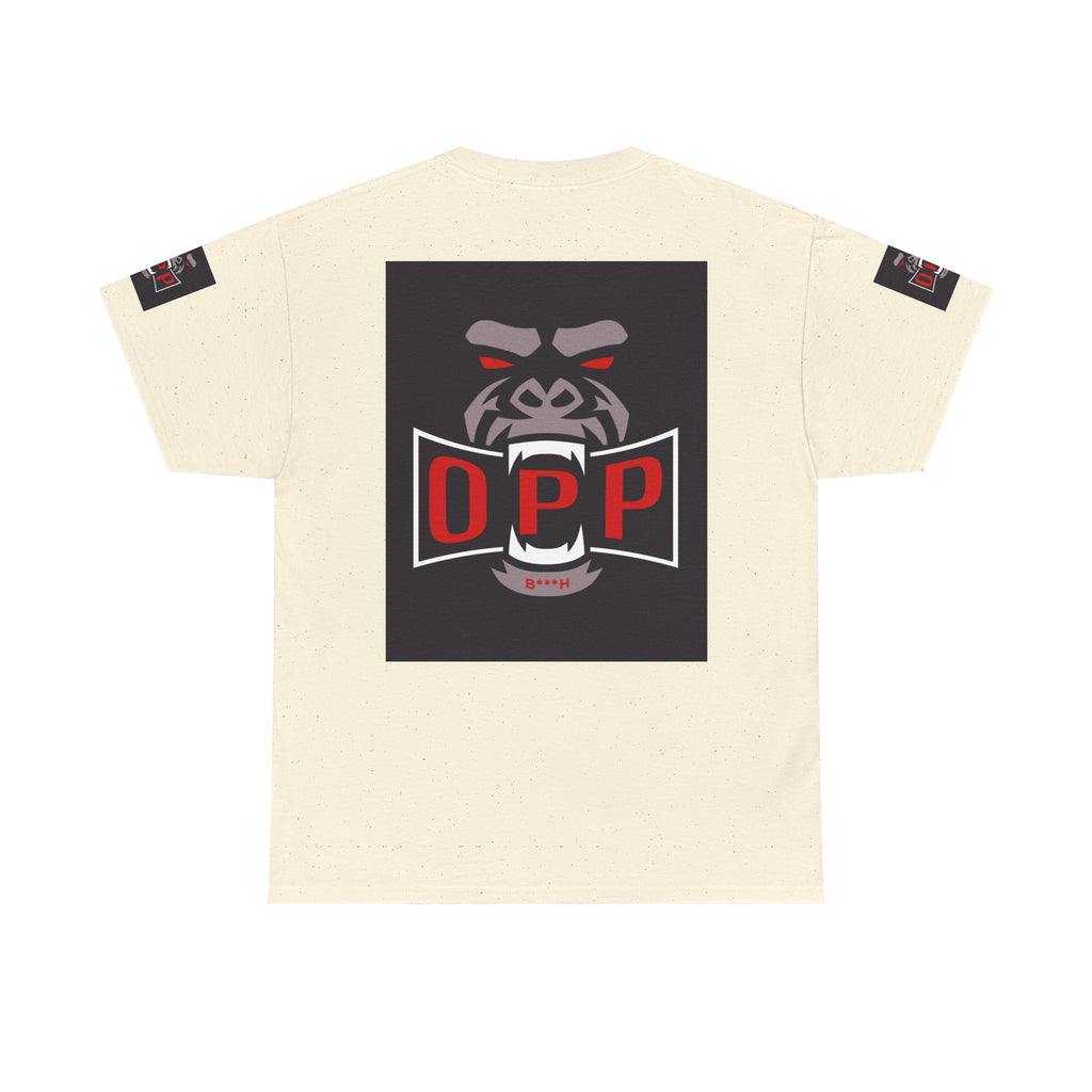 Gorilla OPP Graphic Tee — Bold Red & Black Urban Streetwear Shirt