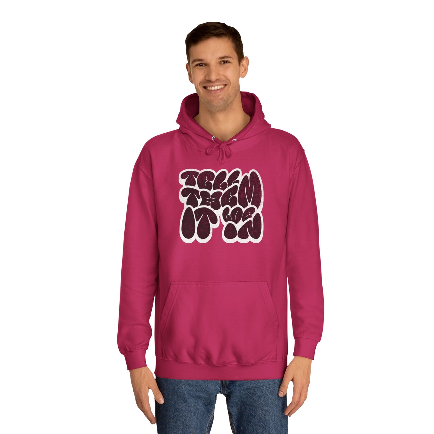 Unisex log it in Hoodie, Trendy Apparel, Casual Streetwear, Perfect for Gifts, Everyday Comfort Wear