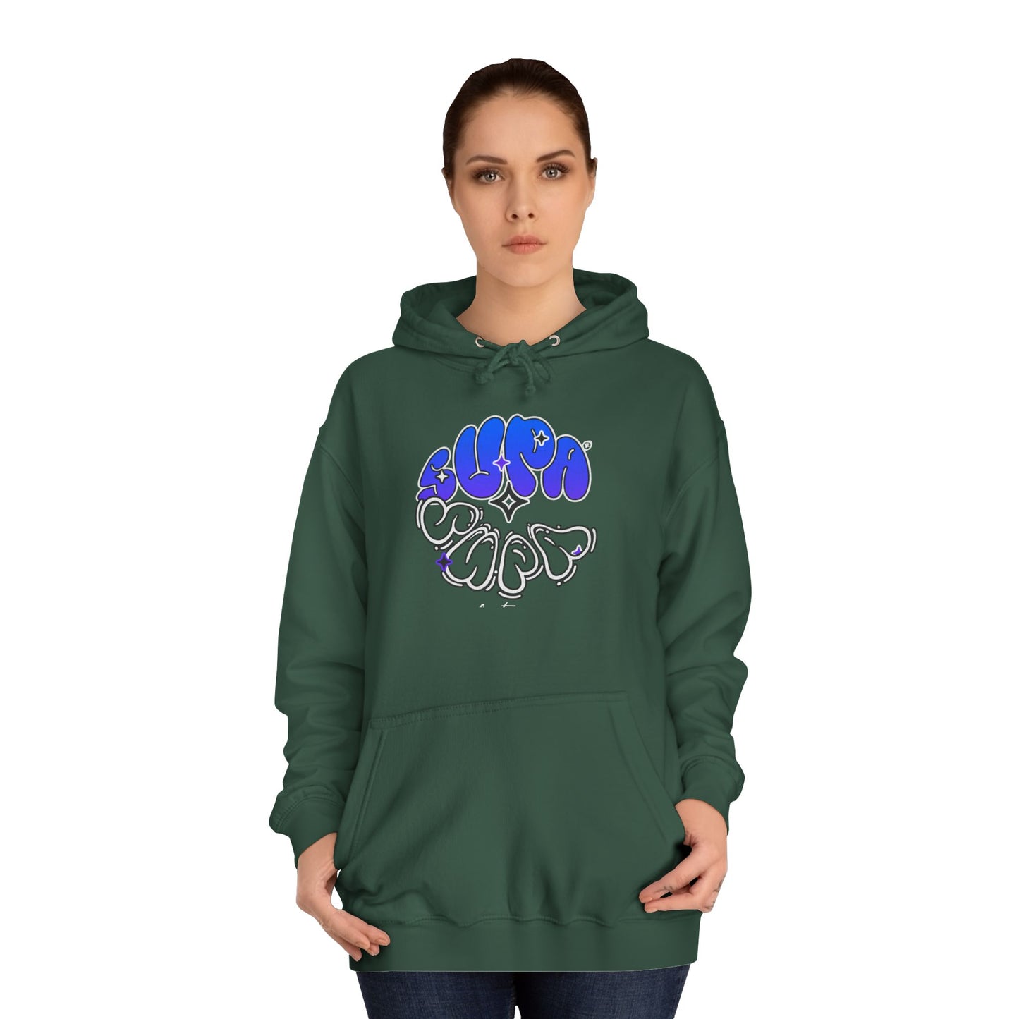 Unisex Supa Supa Streetwear Hoodie, Casual Art Hoodie, Life Apparel, Stylish Unisex Pullover, Hipster Hoodie Gift