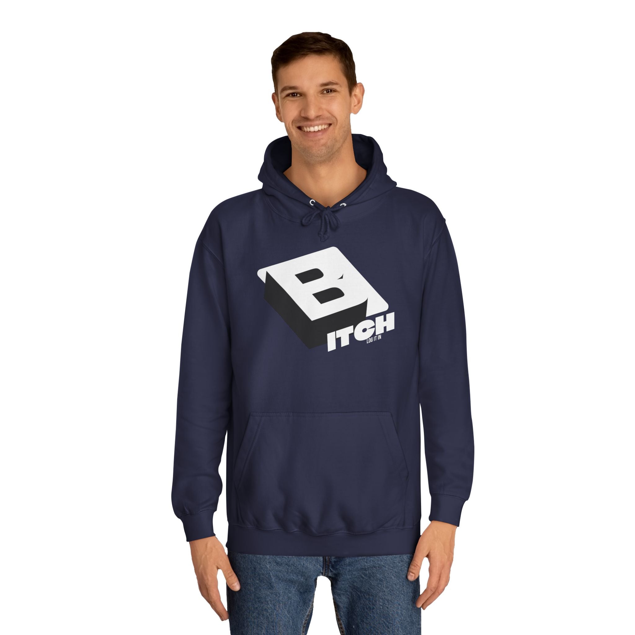Unisex Hoodie with Bold Logo Design