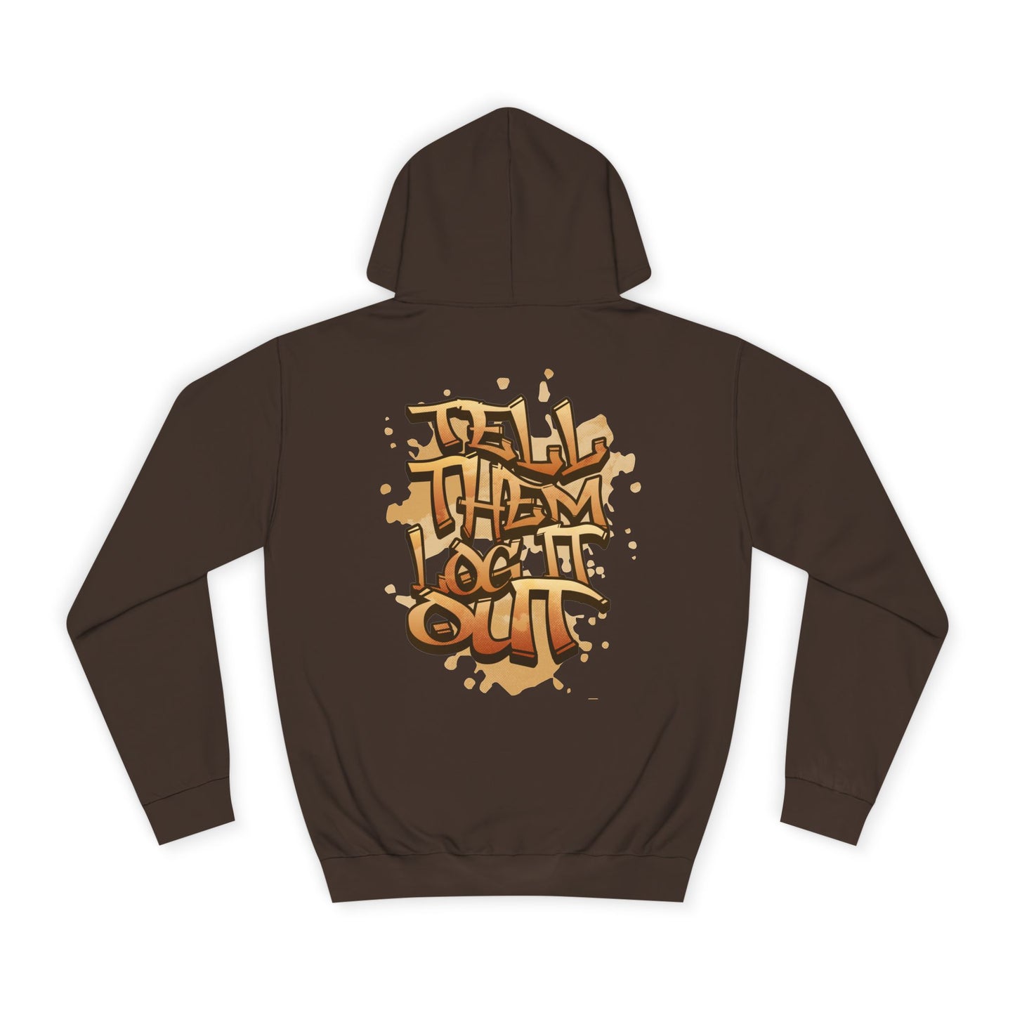 Unisex Hoodie with Graffiti Art, Streetwear Style, Casual Outfit, Gift, Trendy Hoodie for Everyday Life