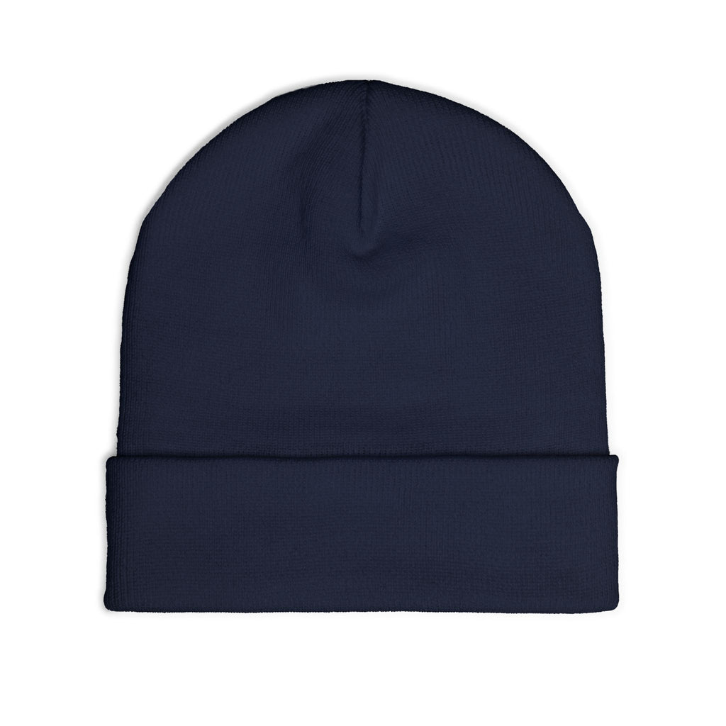Embroidered 'LOG OUT' Knit Beanie — Gnome Humor Winter Hat